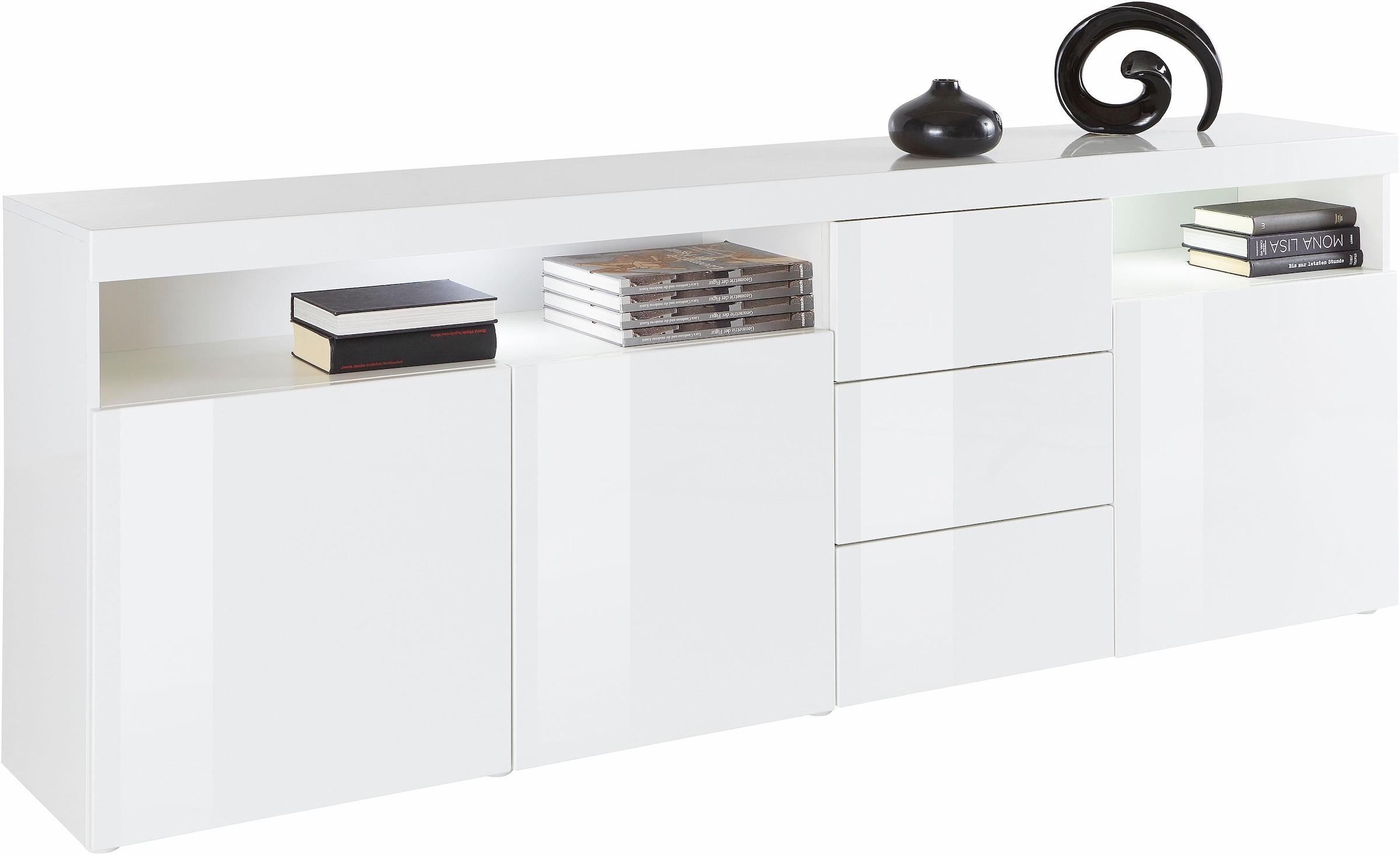 borchardt Möbel im Breite mit Sideboard 3 kaufen Online Schubkästen cm 200 OTTO »Kapstadt«, Shop