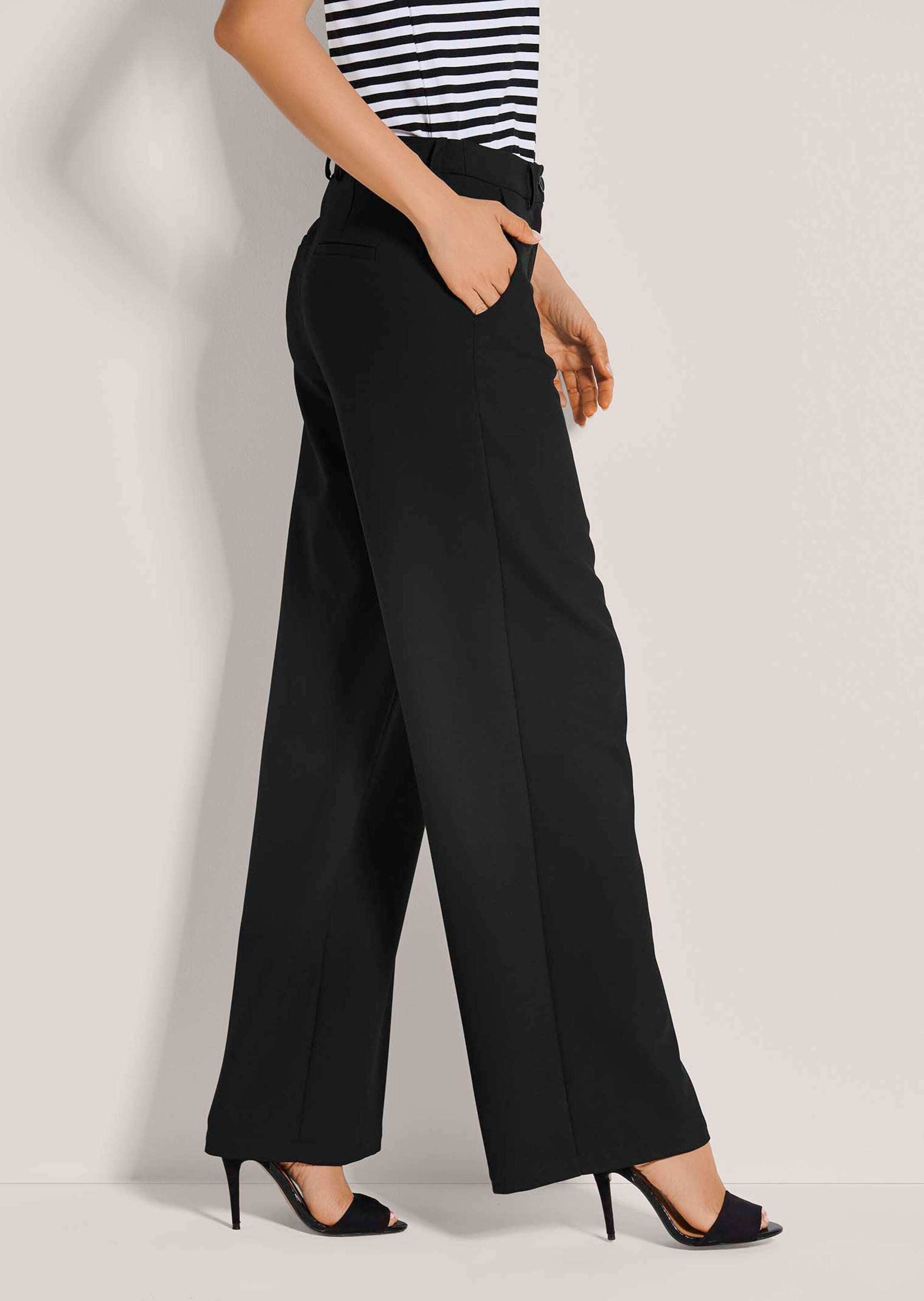 MADELEINE Bügelfaltenhose »Hose Weite Palazzo-Hose mit Bügelfalten«