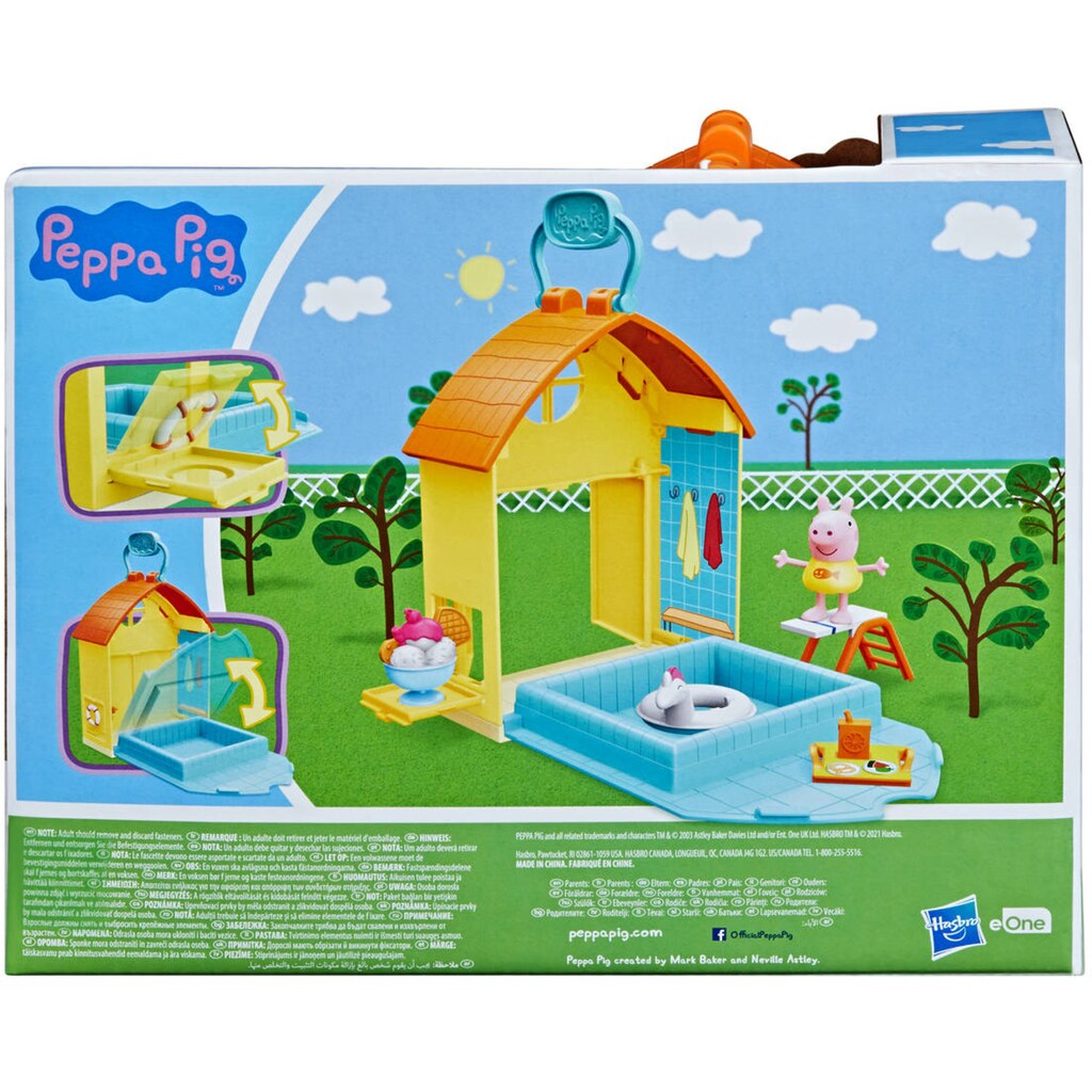 Hasbro Spielwelt »Peppa Pig, Schwimmbad-Tag«