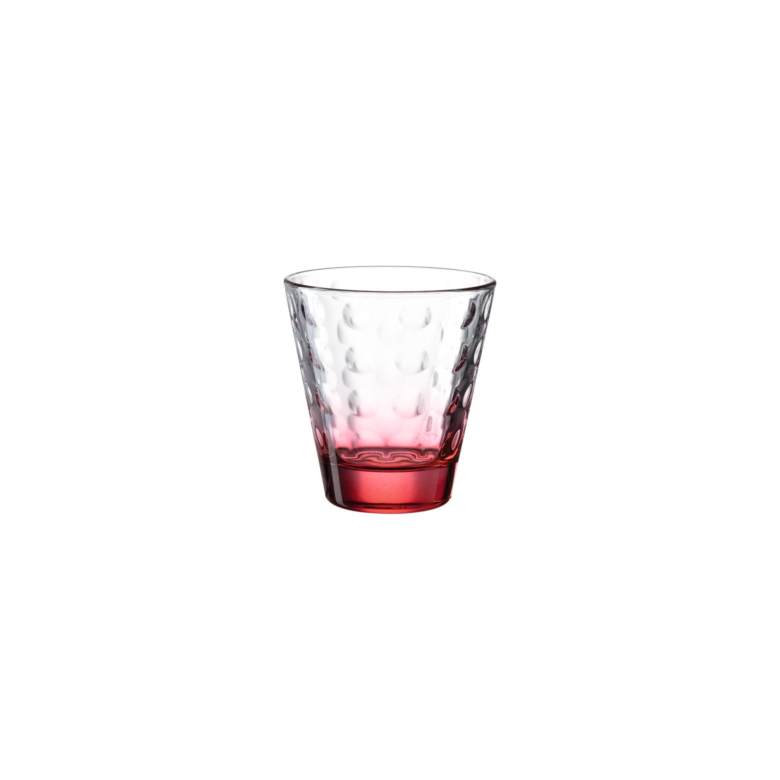 LEONARDO Glas »Trinkgläser Optic 215 ml 6er Set bunt« Ideal für den Alltag, spülmaschinengeeignet,
