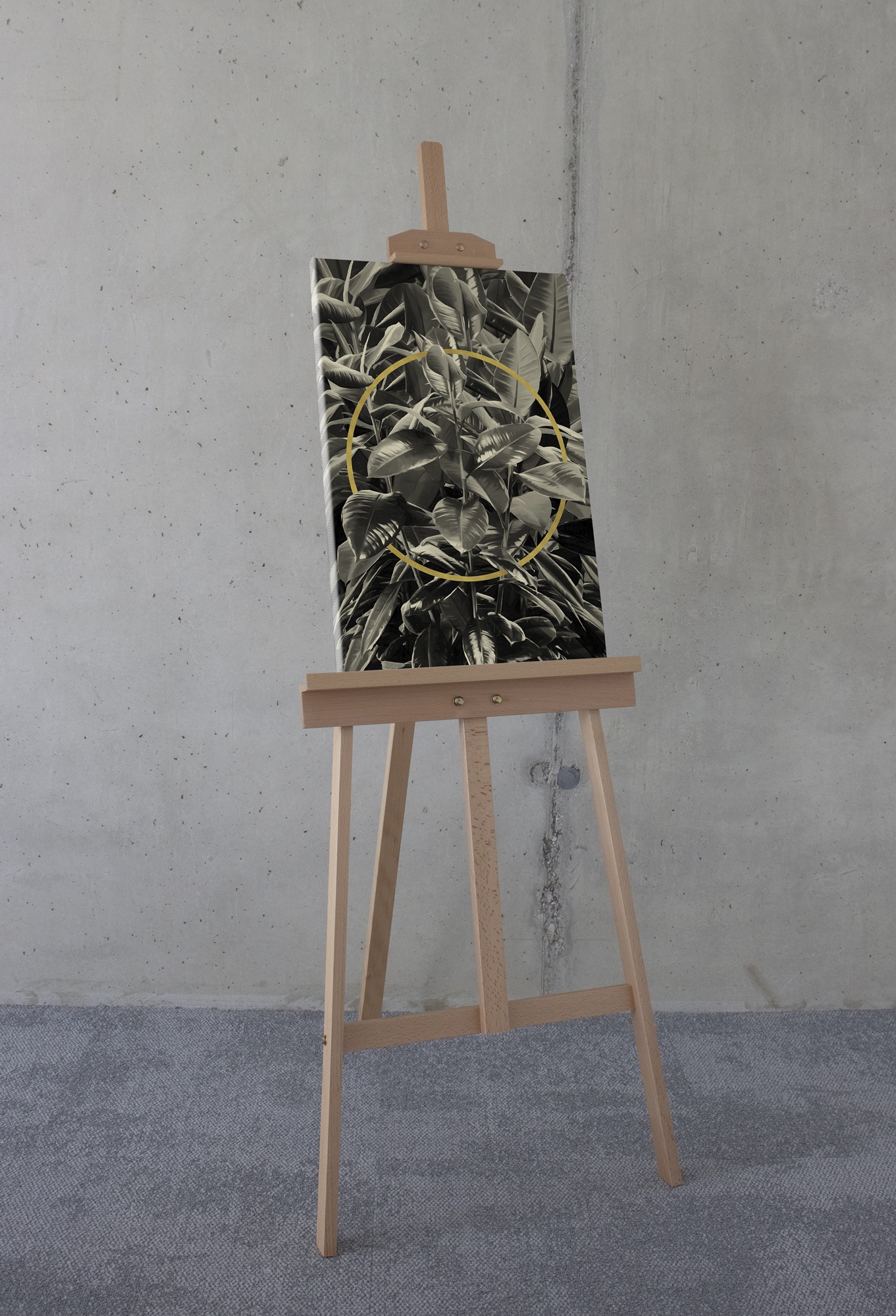 Komar Leinwandbild »Green Surrounding - Größe 40 x 60 cm«, Natur, (1 St.), Keilrahmenbild mi Echtholzrahmen