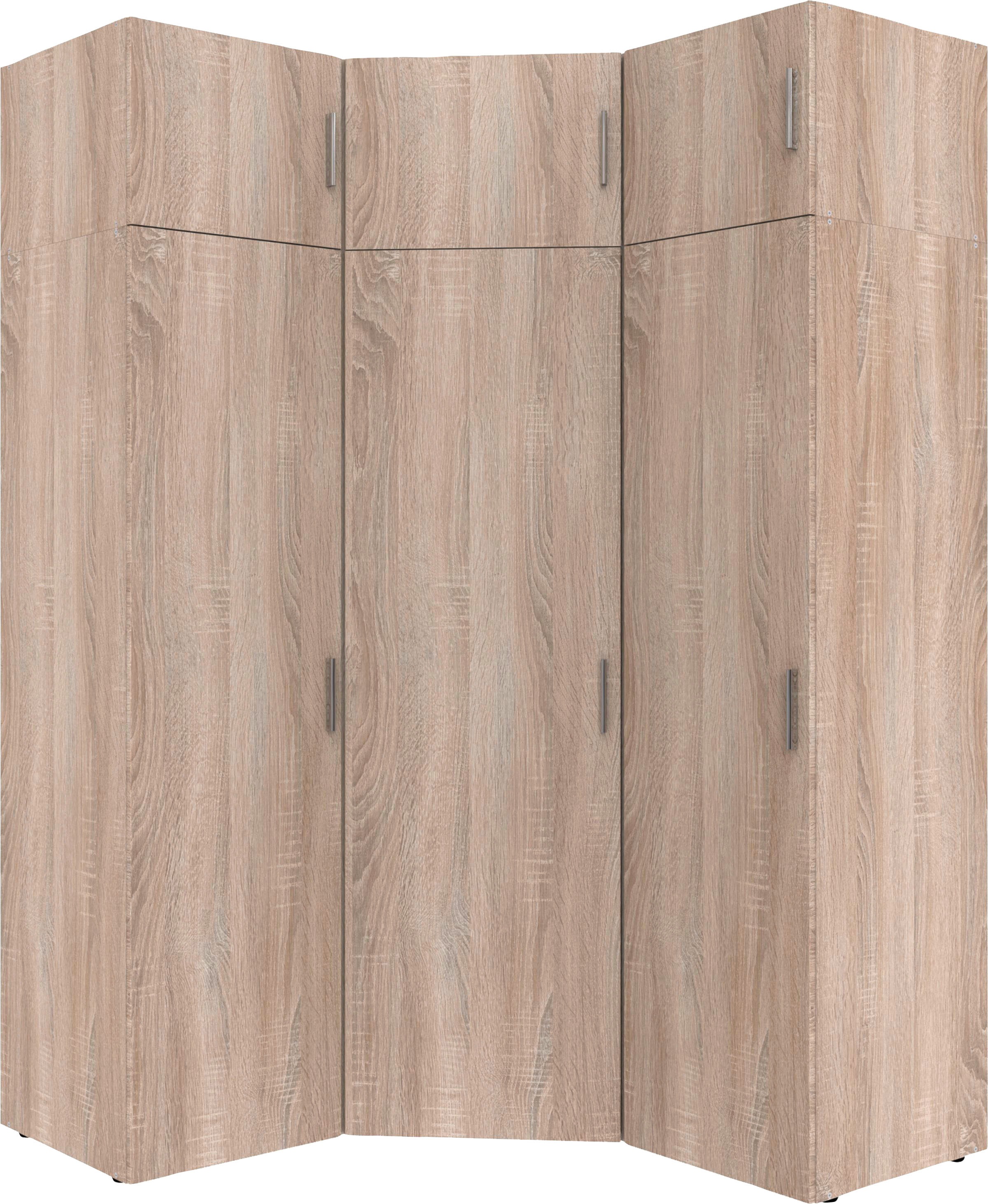 Schrank 50 Cm Breit 40 Cm Tief Wimex Schranksystem »Münster«, (Spar-Set, 6tlg: Eckschrank+ 2 Schränke