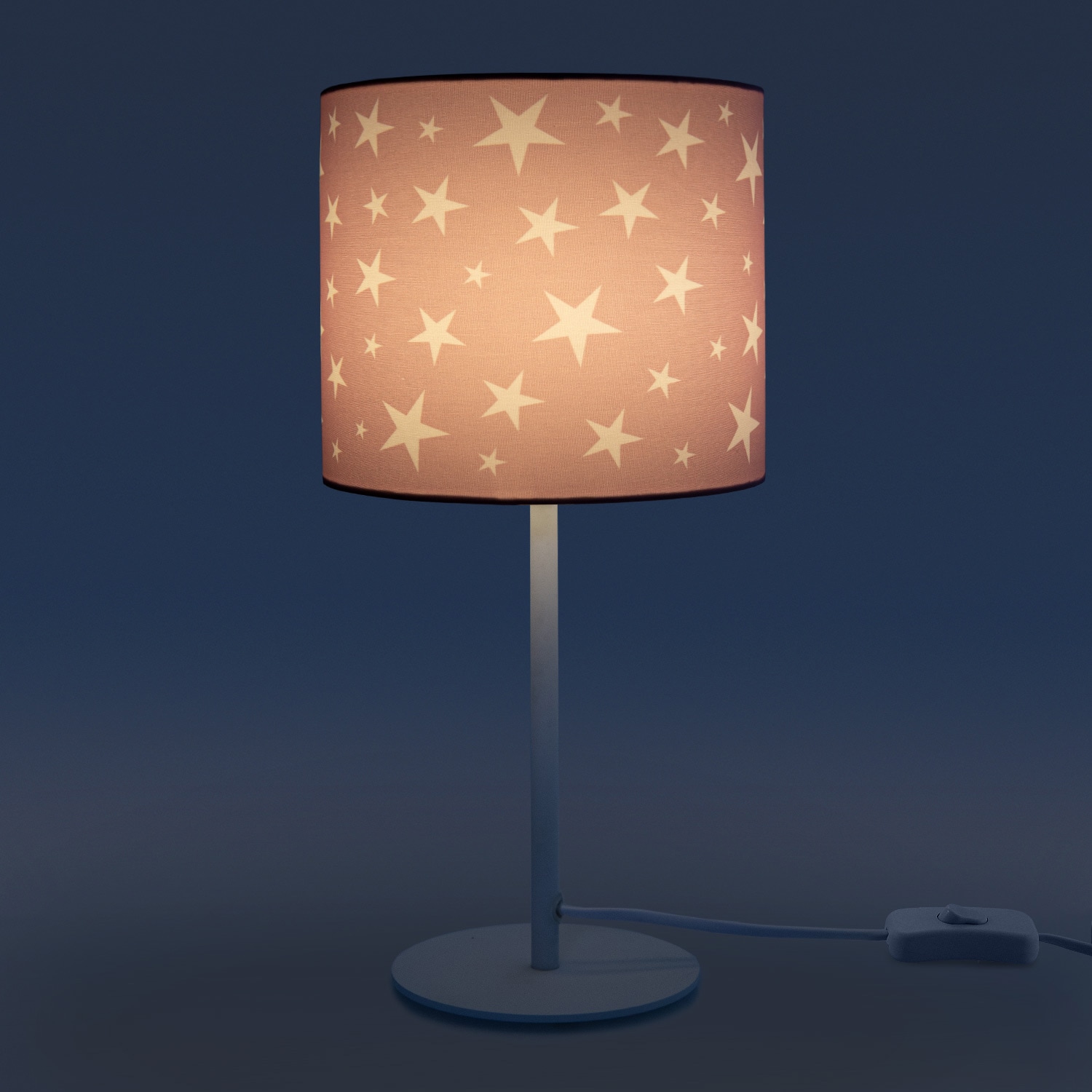 Tischleuchte Sternen-Motiv, Home Paco »Capri flammig-flammig, E14 LED Deko OTTO 315«, 1 Kinderlampe Tischleuchte bei Kinderzimmer,