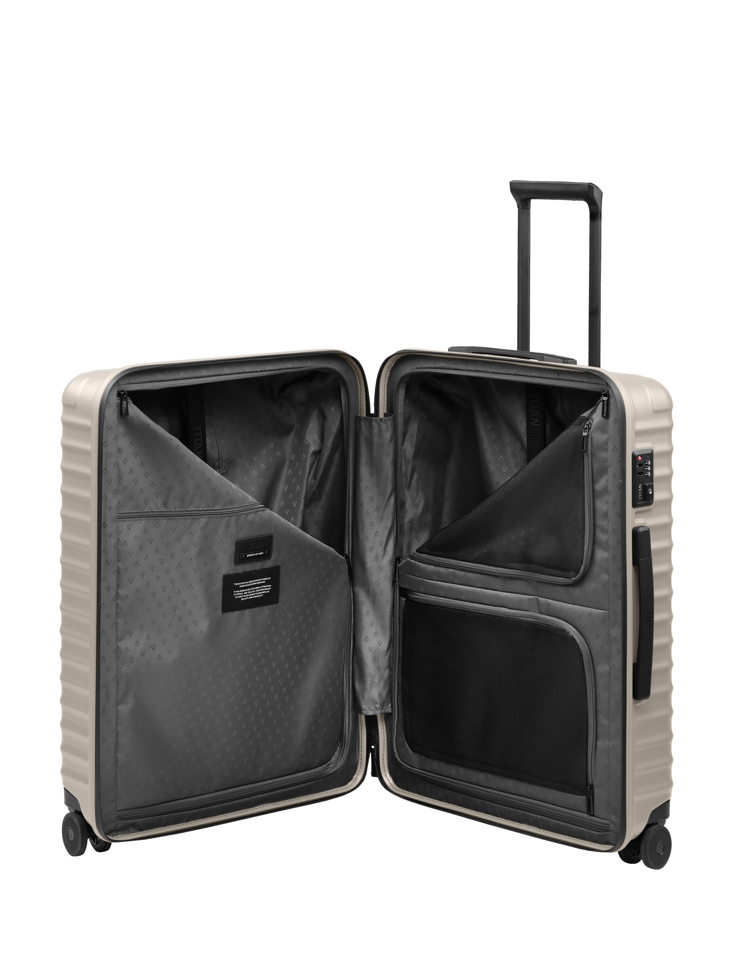 TITAN - Made in Germany Hartschalen-Trolley »UPGRADE M+ Hartschalenkoffer« 80 l 4 Rollen