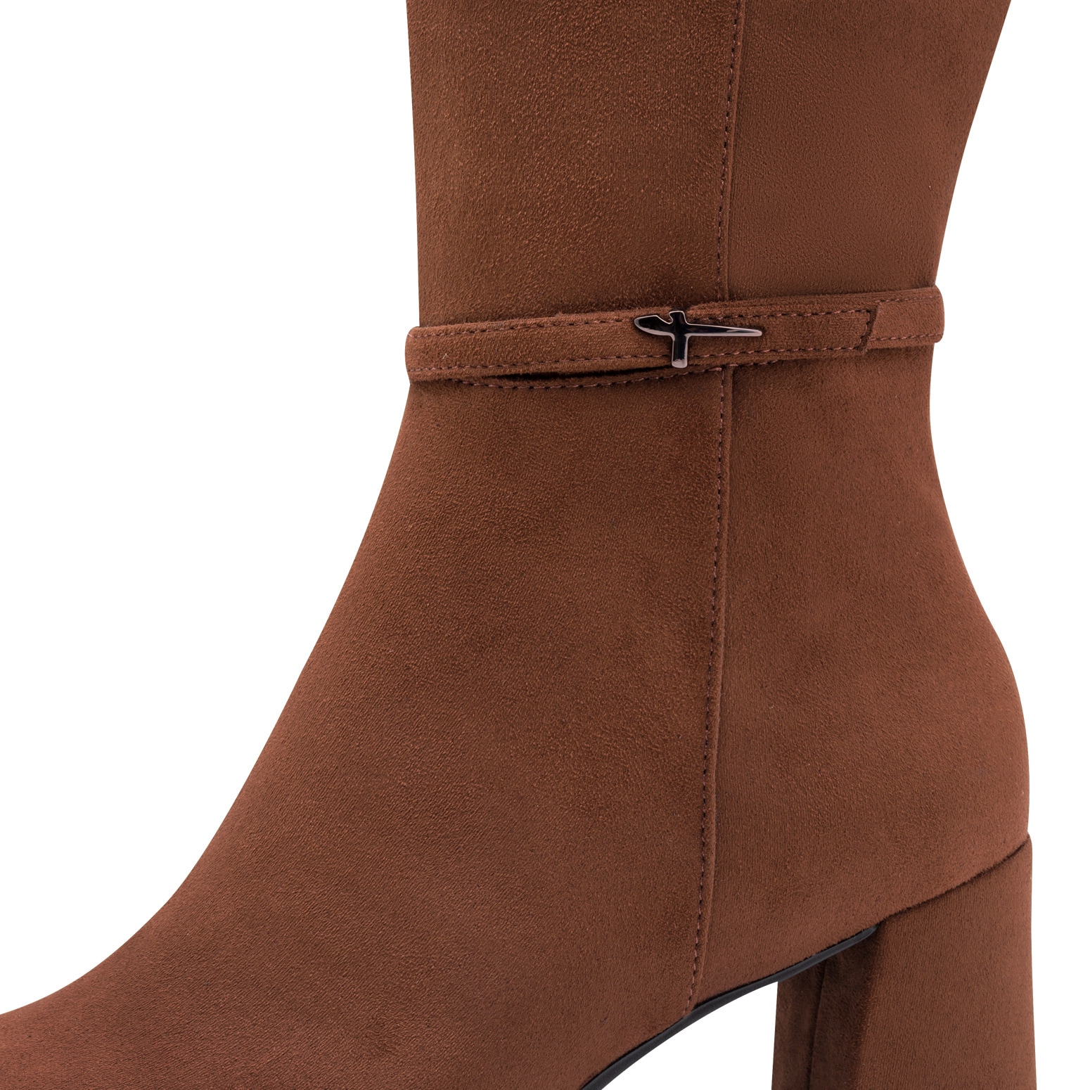 Tamaris Stiefel  , Blockabsatz, Langschaftstiefel in veganer Verarbeitung