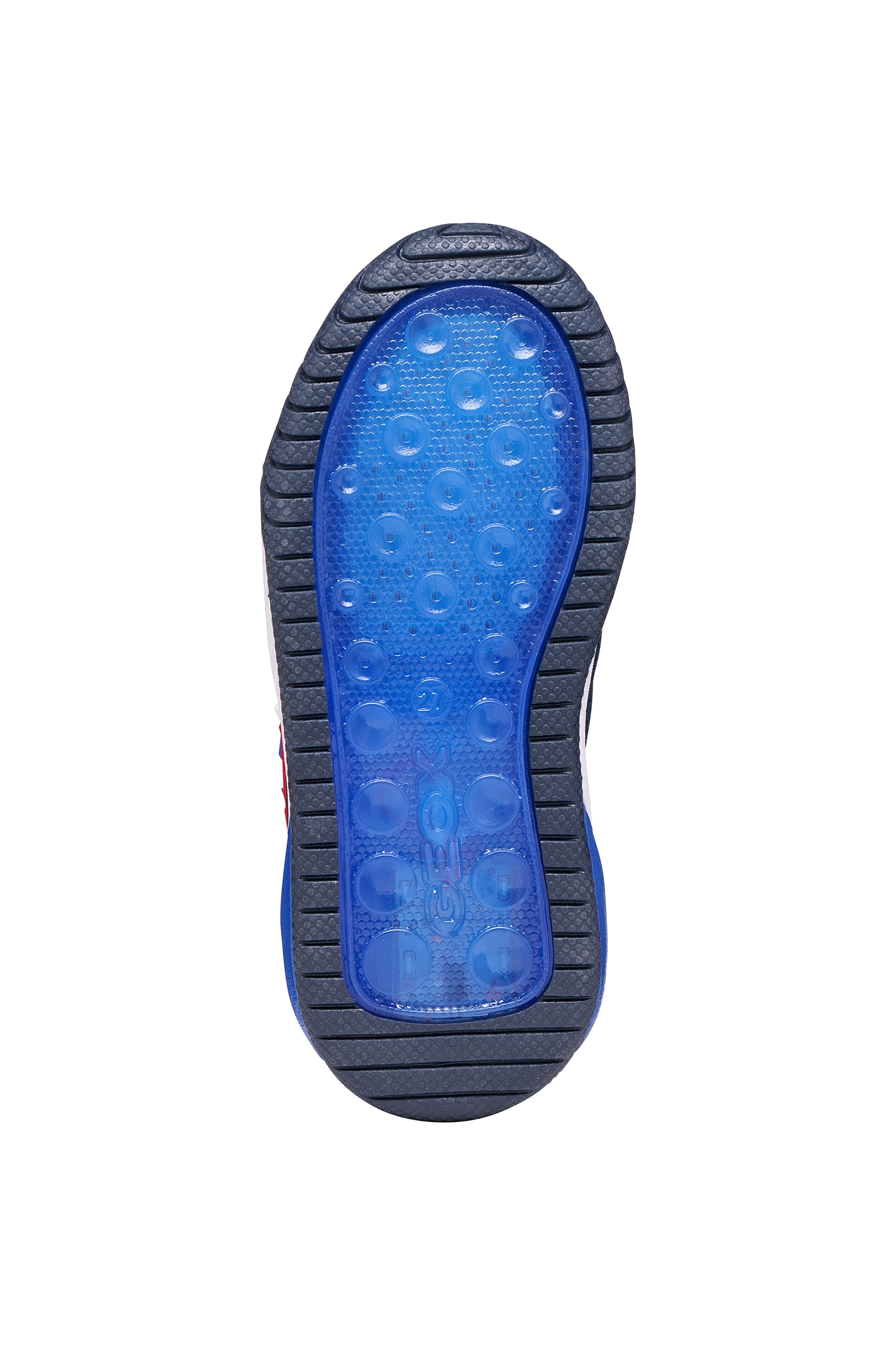 Geox Sneaker »J INEK BOY«  Klettschuh mit Blinkfunktion, Größenschablone zum Download