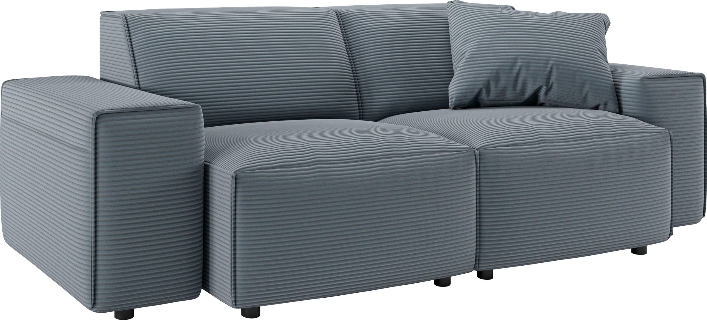 Home affaire 2-Sitzer »Glimminge auch in Breitcord + Feincord + Easy care-Bezug« besondere Kedernähte, , Zierkissen