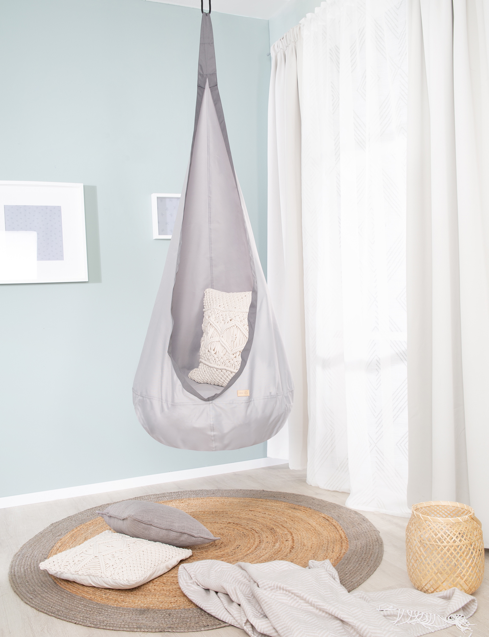 roba® Hängehöhle »Hängesack« mit aufblasbarem Kissen