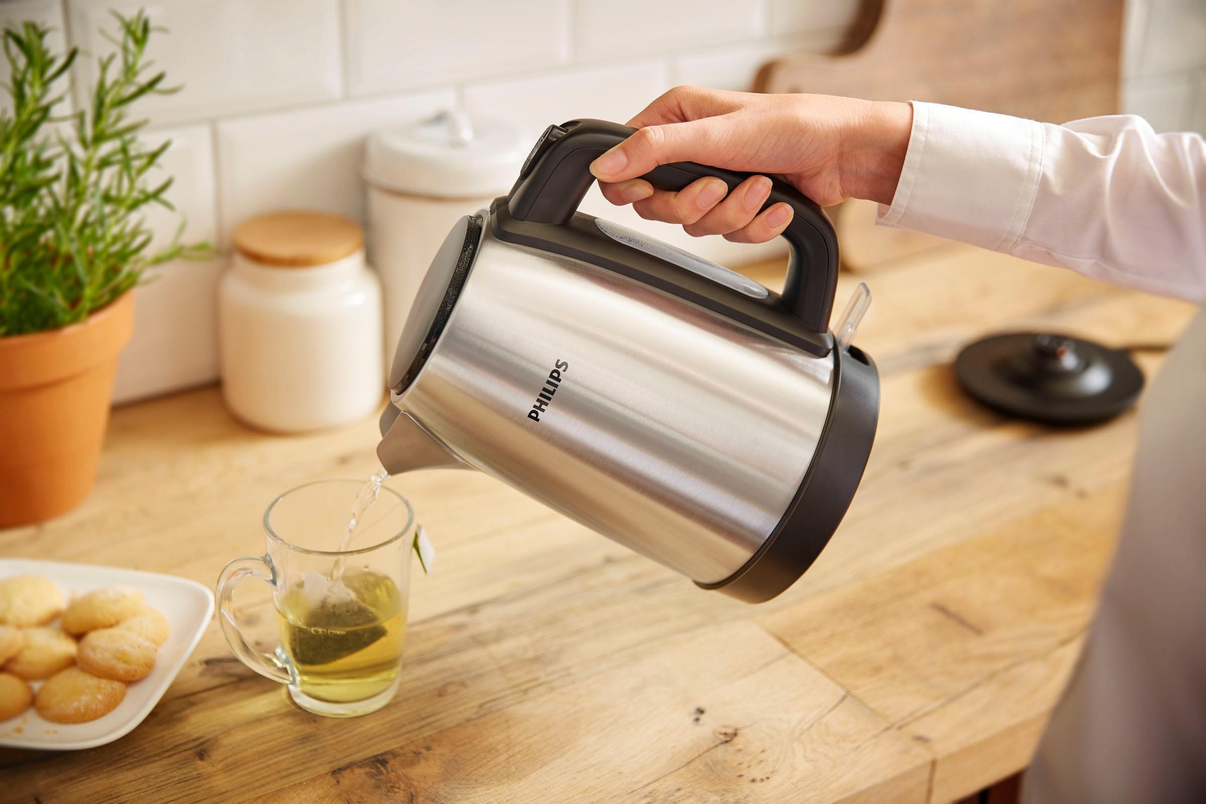 Philips Wasserkocher »HD9350/90 Daily Collection«, 1,7 l, 2200 W, Trockengehschutz, Silber