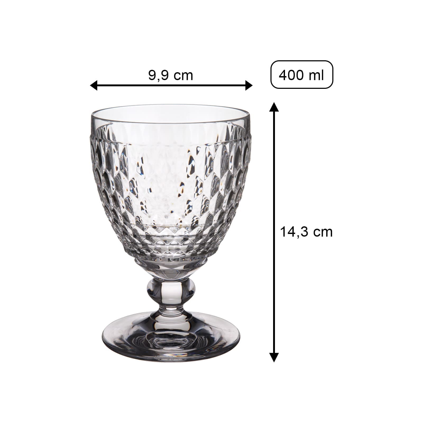 Villeroy & Boch Glas »Wassergläser Boston 400 ml 4er Set transparent«