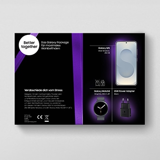 Samsung Smartphone »Bundle Wohlbefinden« Silver Shadow