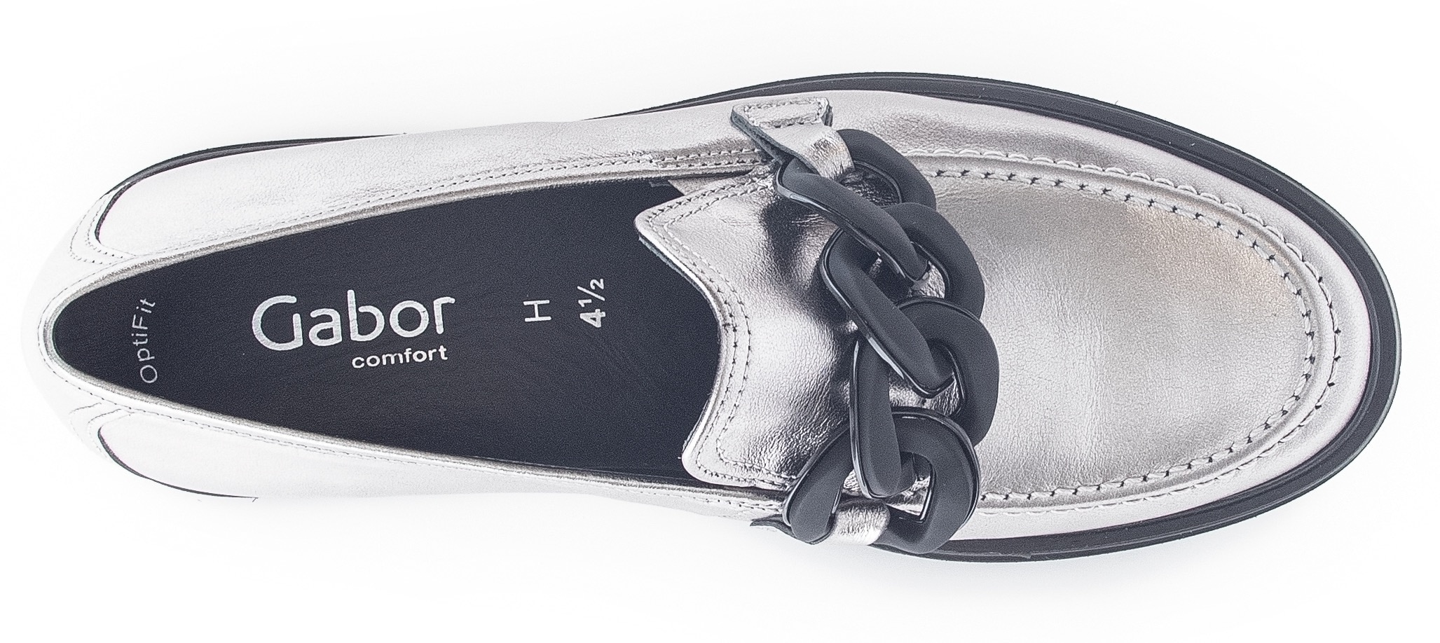 Gabor Loafer »Davos«, Businessmode, Slipper, Schlupfschuh, Halbschuh, Weite H (sehr weit)