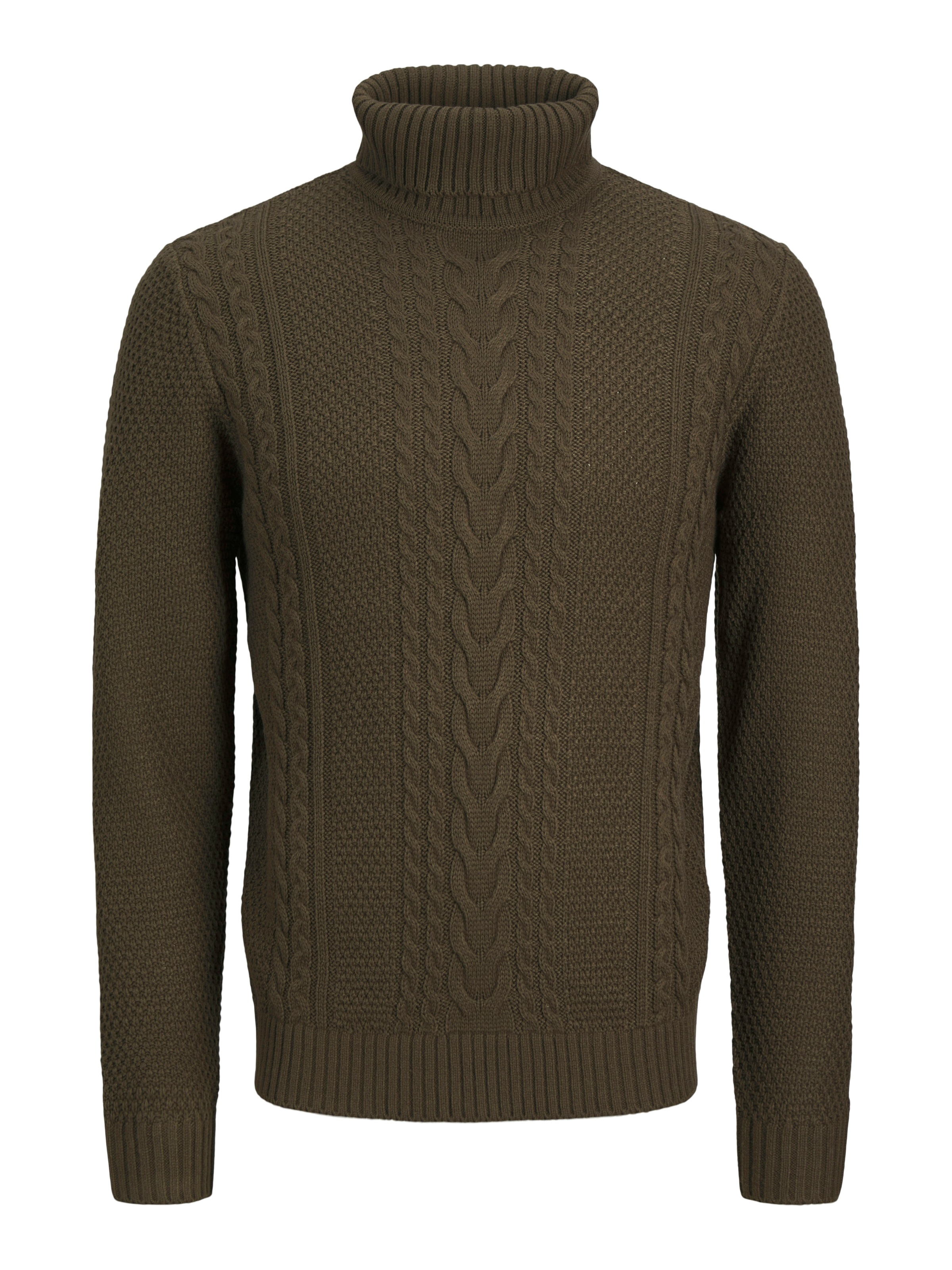Jack & Jones Rollkragenpullover »JJCRAIG KNIT ROLL NECK AW24«, mit Zopfmuster