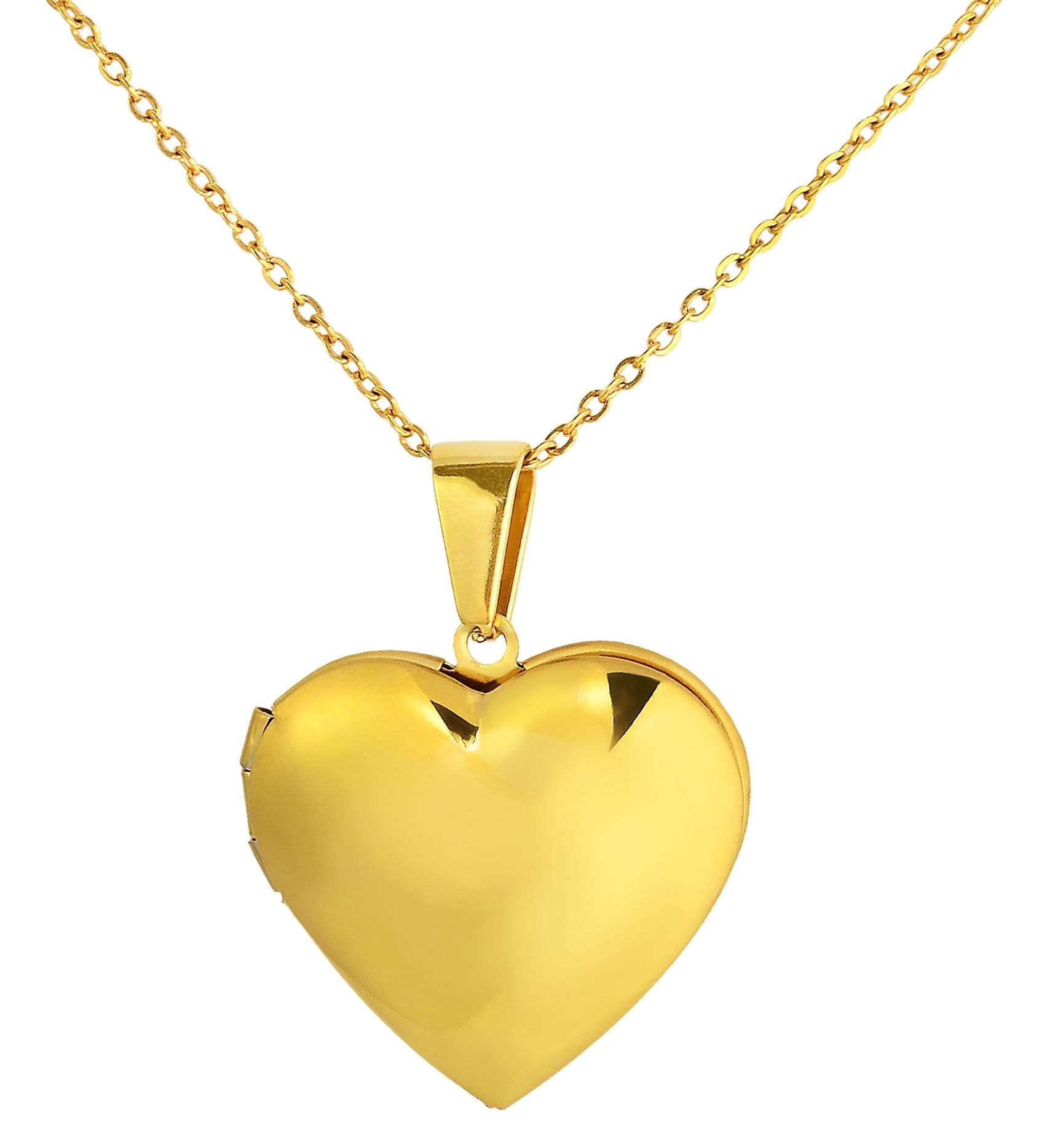 Adelia´s Kettenanhänger »Damen Anhänger ¿ Medaillon Gravuranhänger aus Edelstahl«