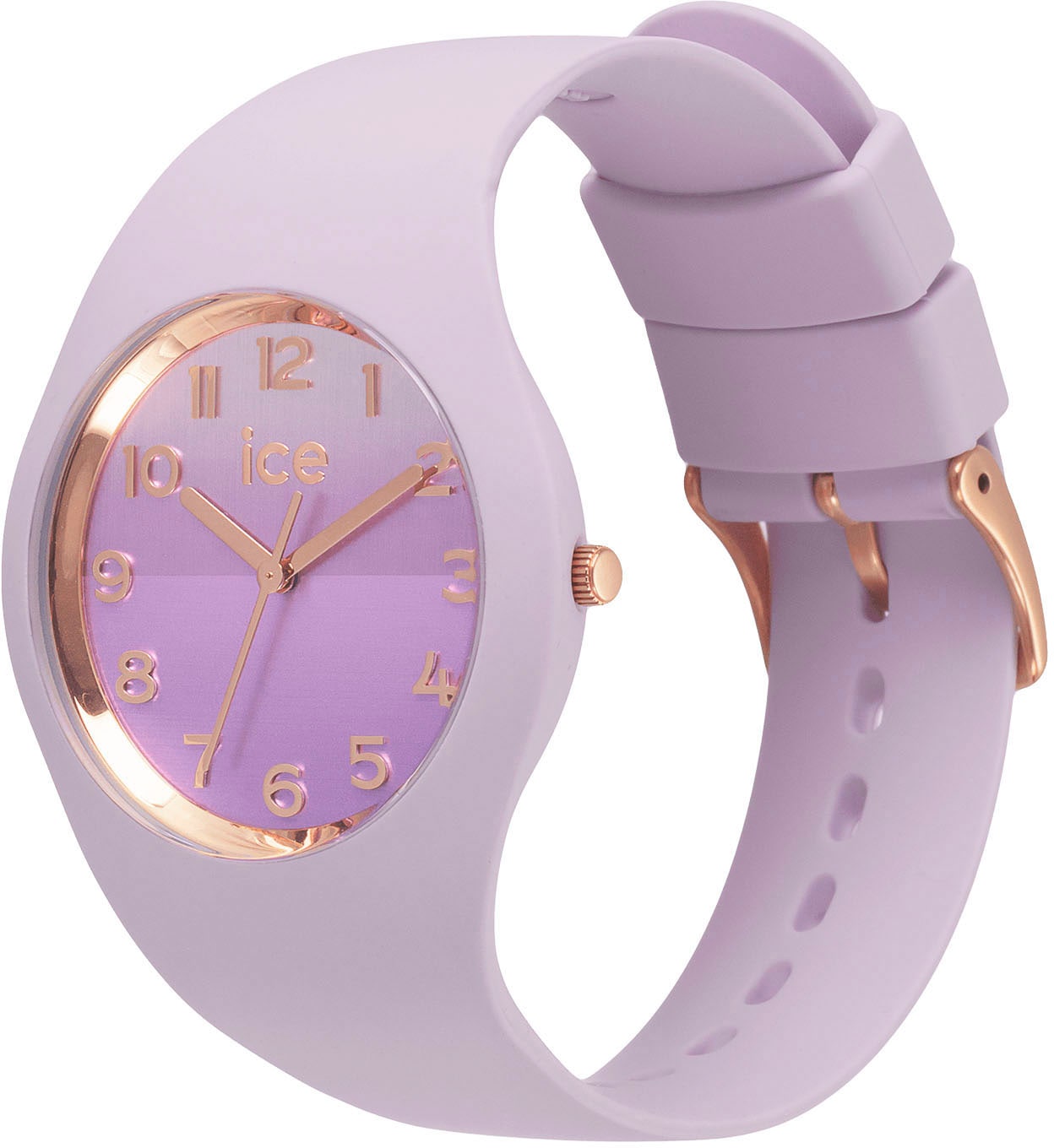 ice-watch Quarzuhr »ICE horizon - Medium - 3H«, Armbanduhr, Damenuhr, Mineralglas, analog, Silikonarmband