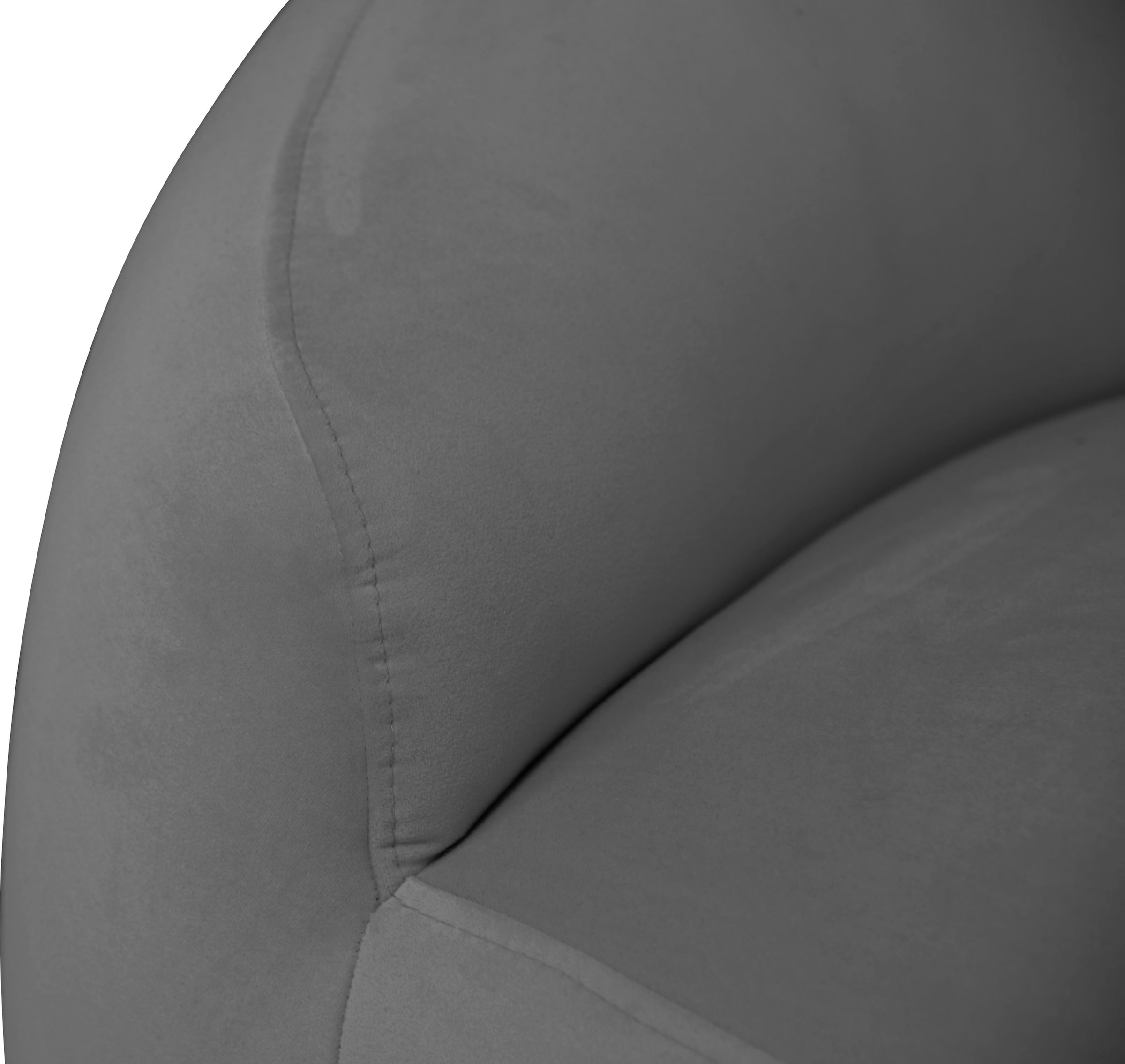 LeGer Home by Lena Gercke Ecksofa »L-Form, Designersofa, organische Form, Maße B/T/H: 255/170/81 cm«, mit Wellenunterfederung, auch in Bouclé, Recamiere rechts/links
