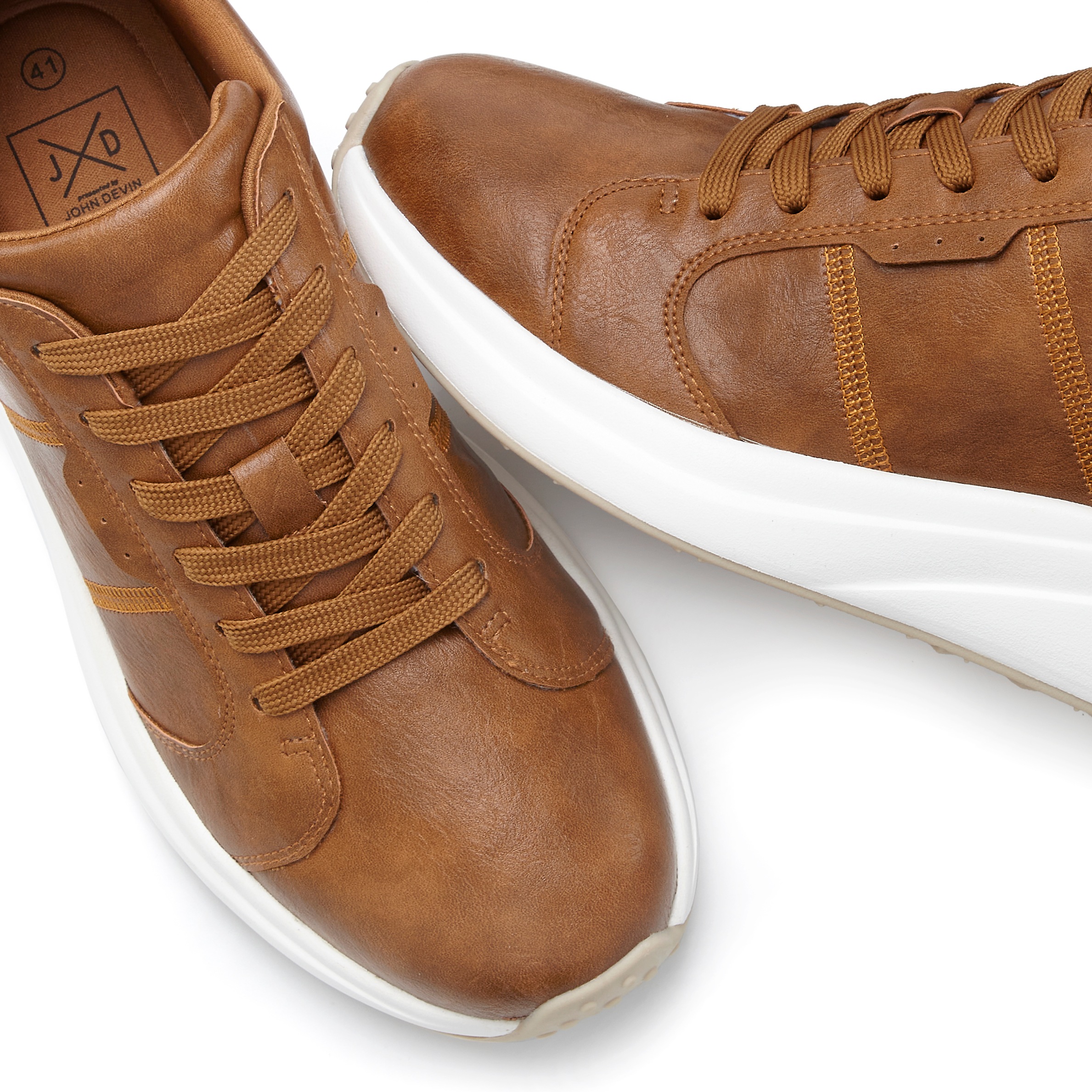 John Devin Sneaker »Schnürschuh, Freizeitschuh, Halbschuh, Turnschuh, Schnürhalbschuh«  mit modischer Sohle VEGAN