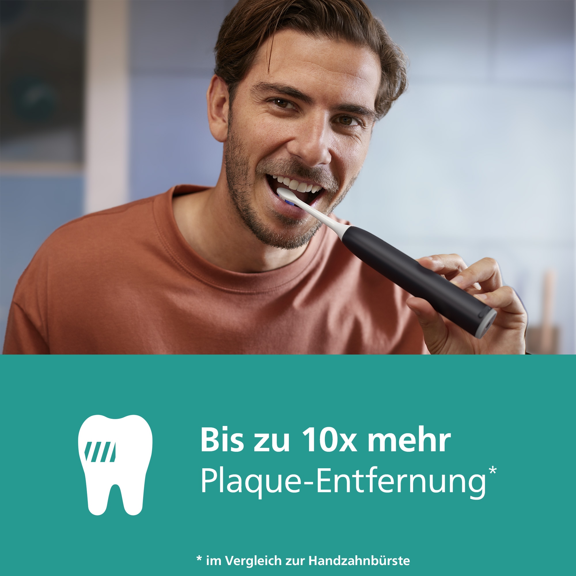 Philips Sonicare Elektrische Zahnbürste »Series 6500 HX7419/01«, 2 St. Aufsteckbürsten, mit Andruckkontrolle, 3 Intensitätsstufen, inkl. Ladegerät, Reiseetui