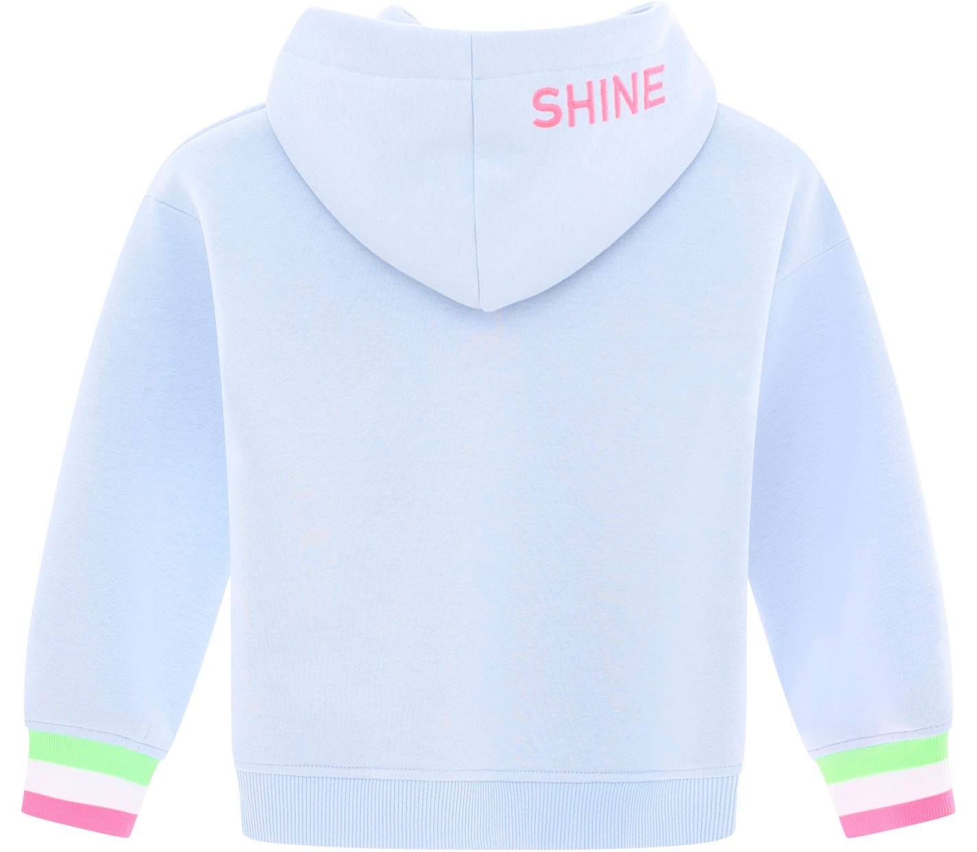 Zwillingsherz Hoodie »"Always Happy" Kids«, mit großem Smiley und neonfarbenen Details