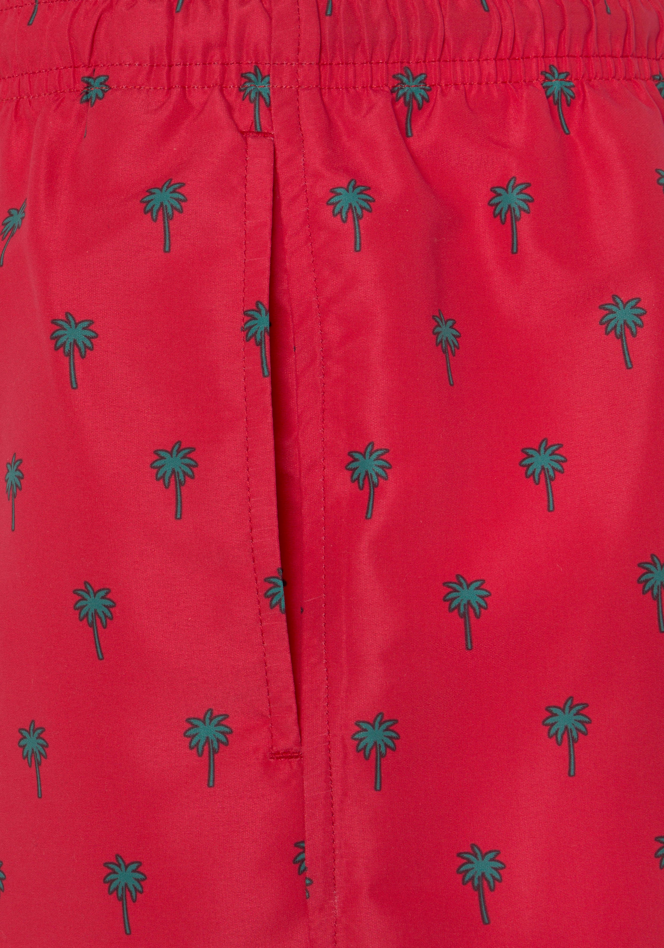 s.Oliver Badeshorts, mit Palmen-Design