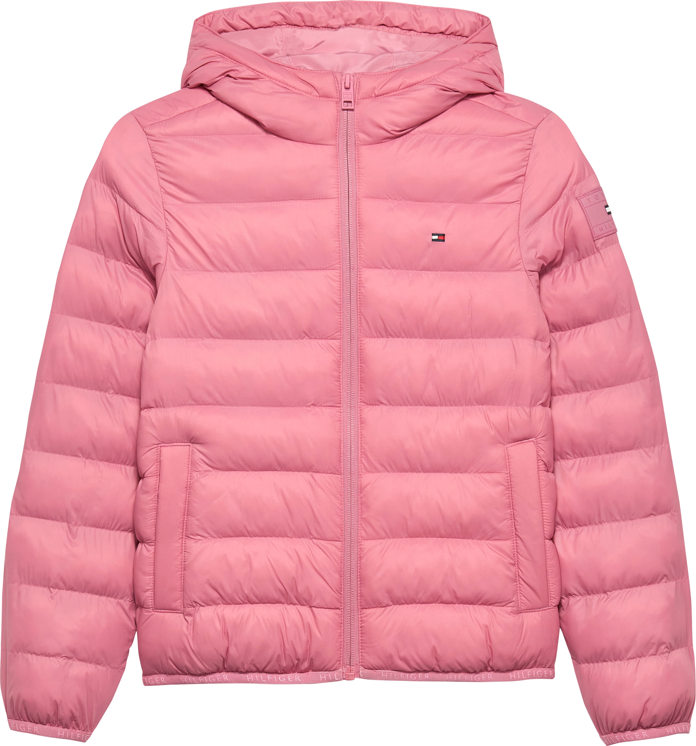 Tommy Hilfiger Steppjacke »U LIGHT DOWN HOODED JACKET«, mit Kapuze, Kinder bis 16 Jahre