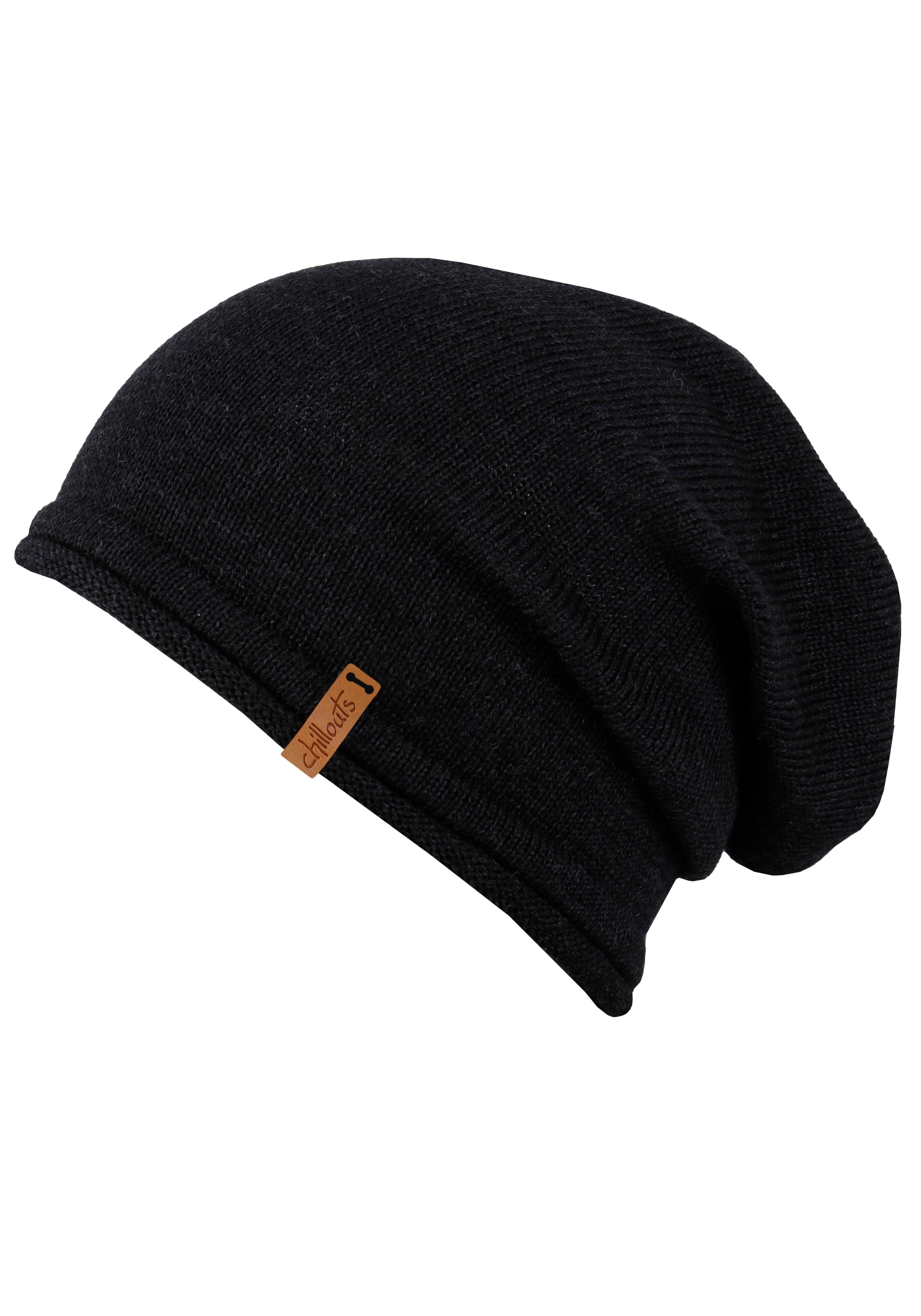 Beanie Mütze in Schwarz für Männer