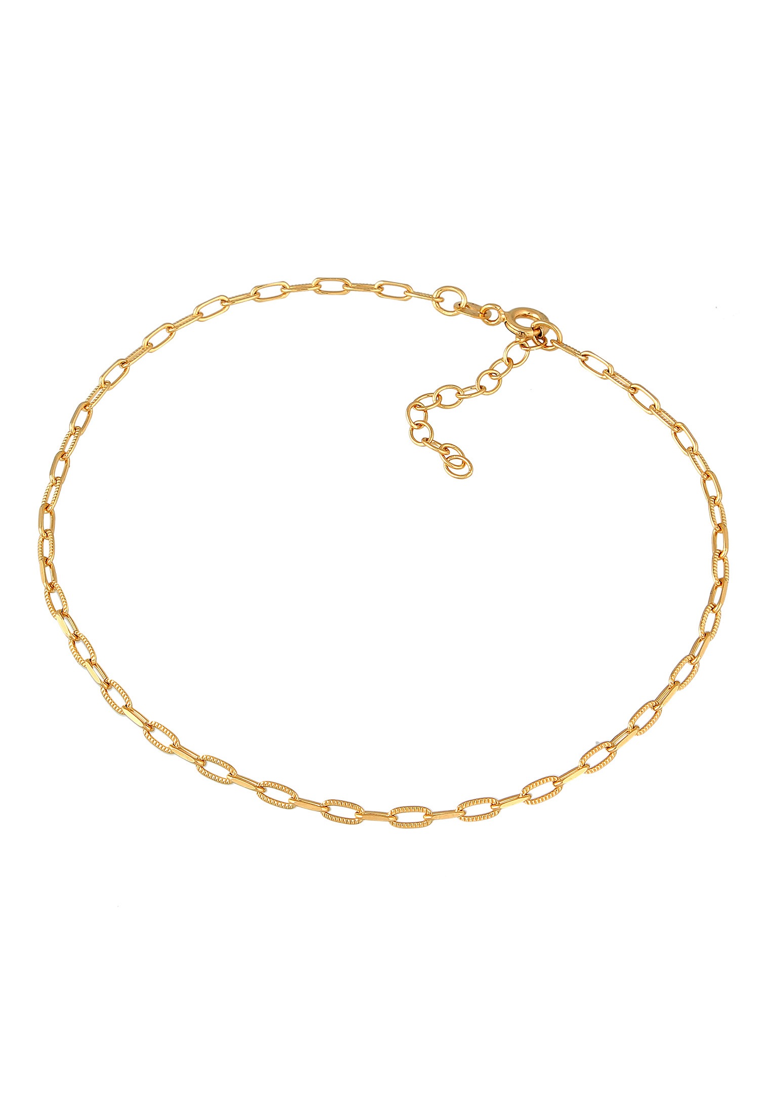 Elli Fußkette »Fußschmuck Basic Gliederkette 925 Silber«