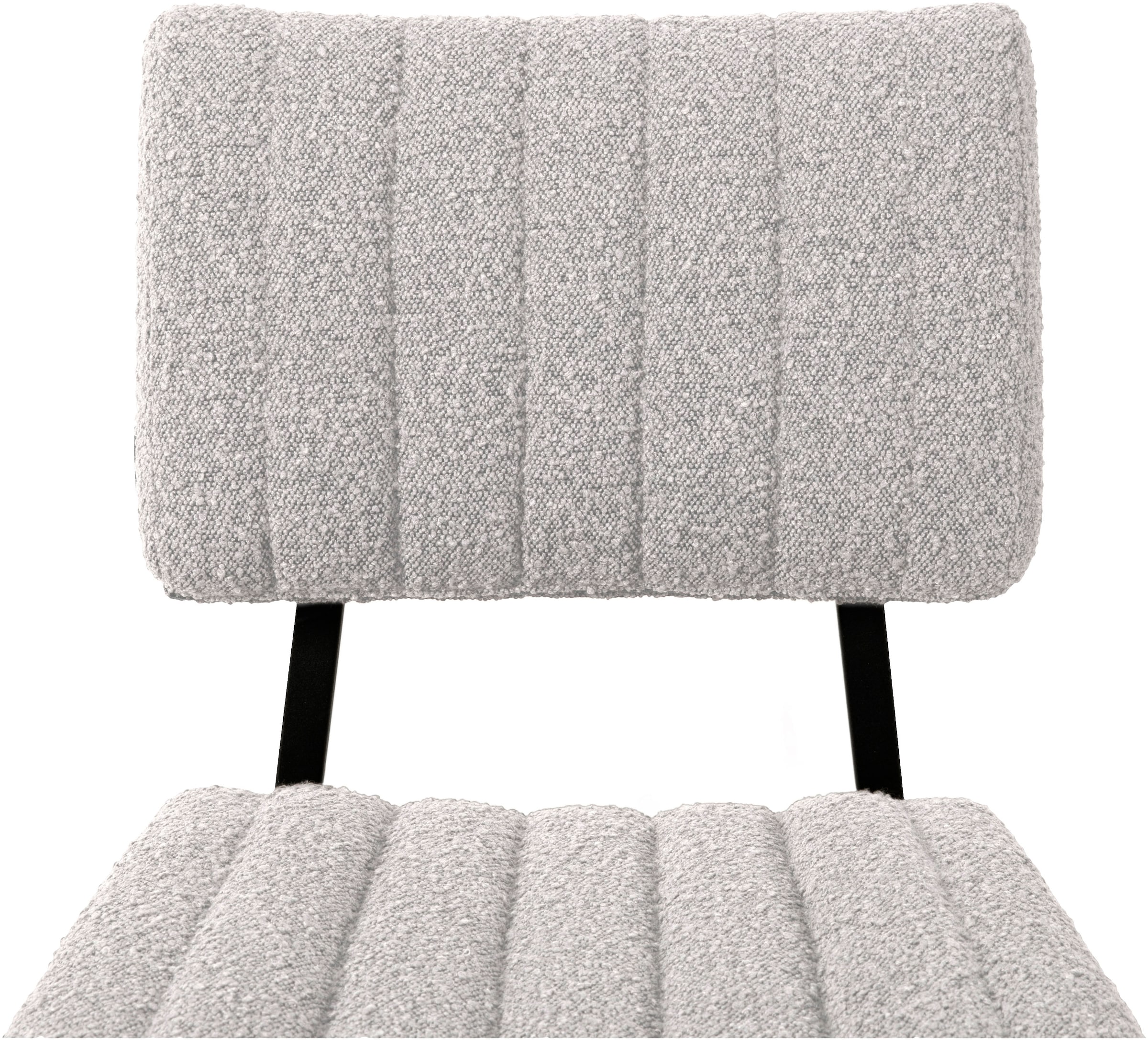 OMG Design Esszimmerstuhl »Dirk«, (Set), 1 St., Stoff, moderner Boucle Bezug, bequem gepolstert
