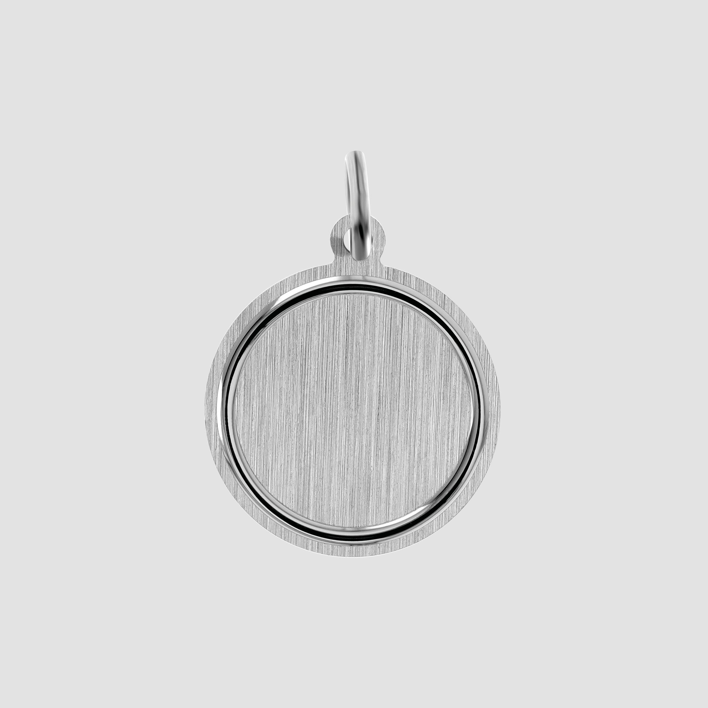 Adelia´s Kettenanhänger »Unisex Anhänger ¿ Münze Gravuranhänger aus 925 Silber«