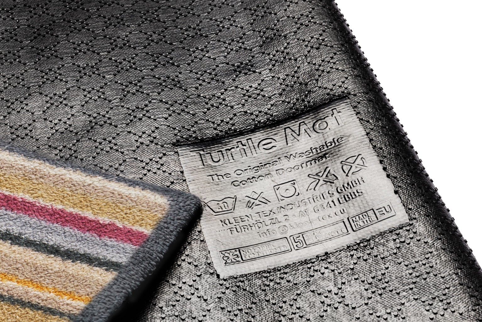 Turtle Mat Fußmatte »Muted Stripe« rechteckig 9 mm Höhe