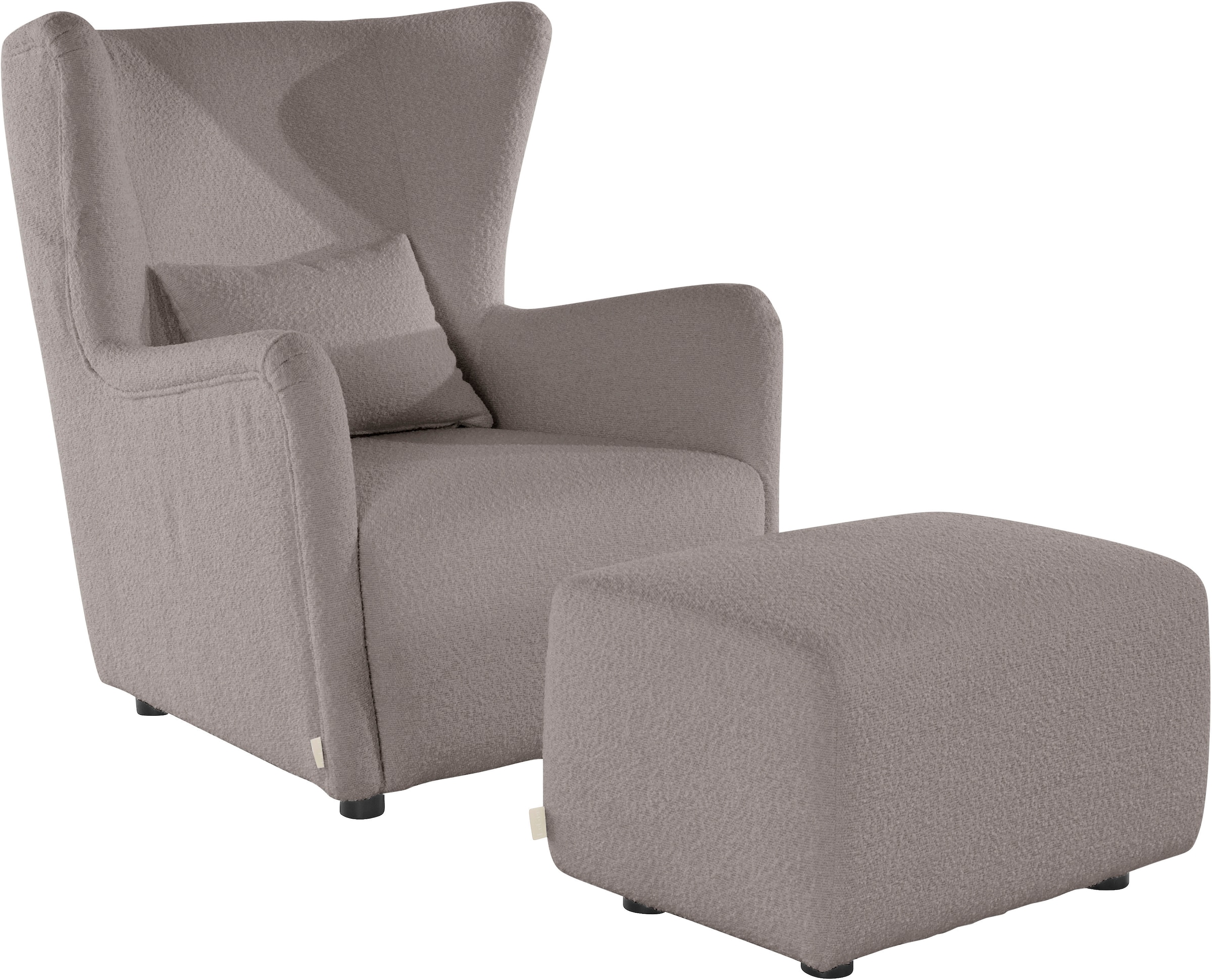 LeGer Home by Lena Gercke Ohrensessel »Levke Sessel«, wahlweise mit oder ohne Hocker