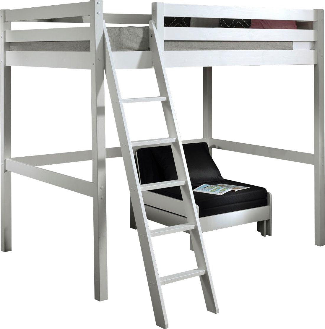 Vipack Hochbett »Pino«, (Made in Europe), mit Sessel
