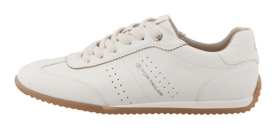 TOM TAILOR Sneaker »Cathrine«  Freizeitschuh, Halbschuh, Schnürschuh mit modischem Lochmuster