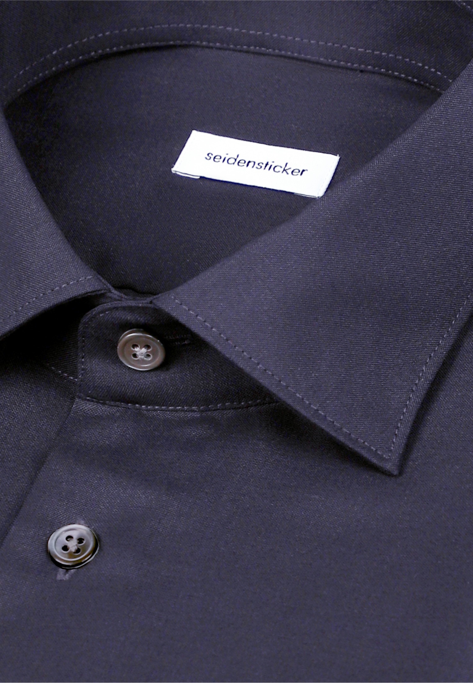seidensticker Businesshemd »Schwarze Rose« Slim 1/1 Kentkragen Uni