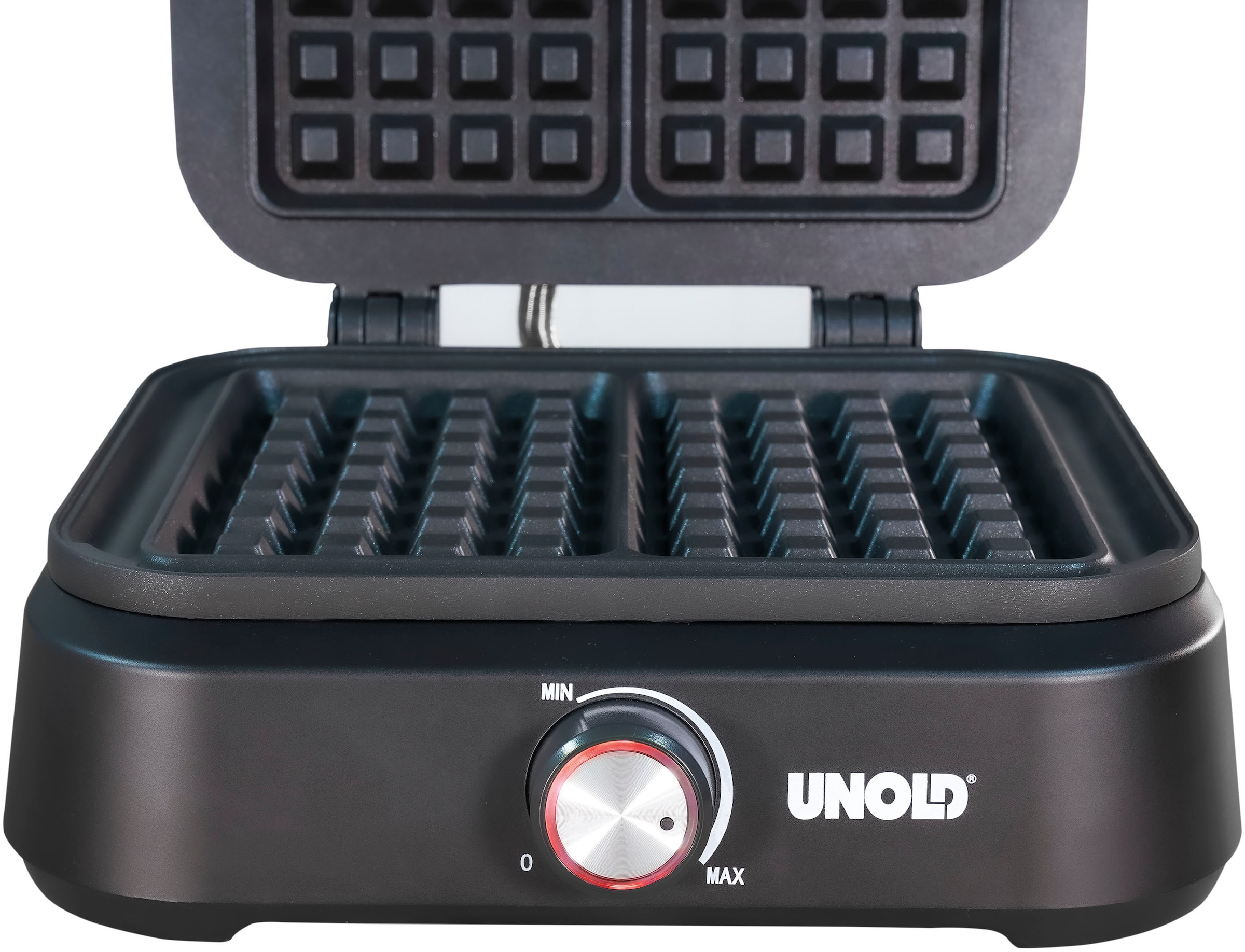 Unold Waffeleisen »48275«, 1500 W, Belgisches Waffeleisen Brüssel