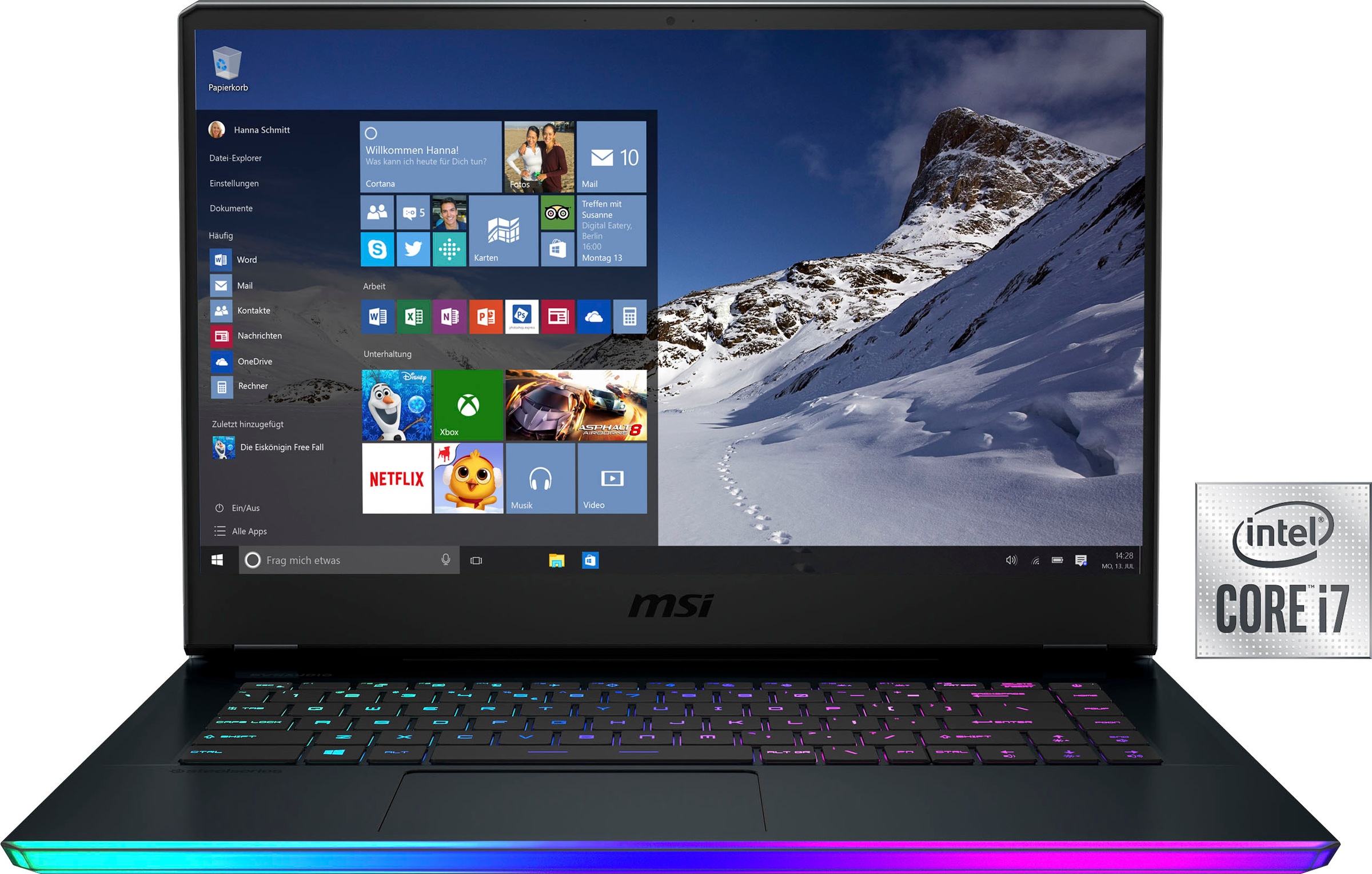 MSI Gaming-Notebook »GE66 Raider 10UE-262«, ( 1000 GB SSD)