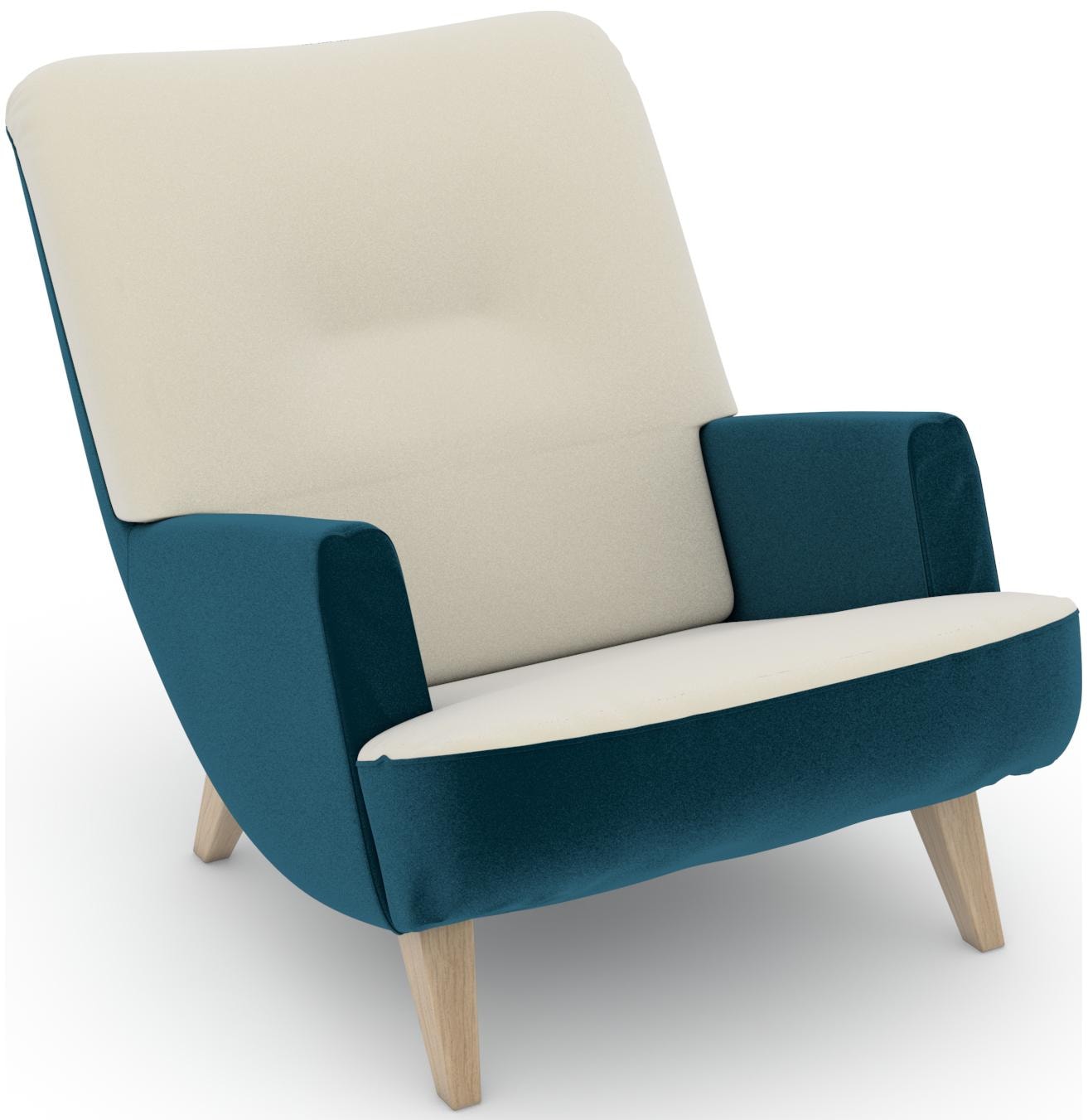 Loungesessel »build-a-chair Borano«, im Retrolook, zum Selbstgestalten