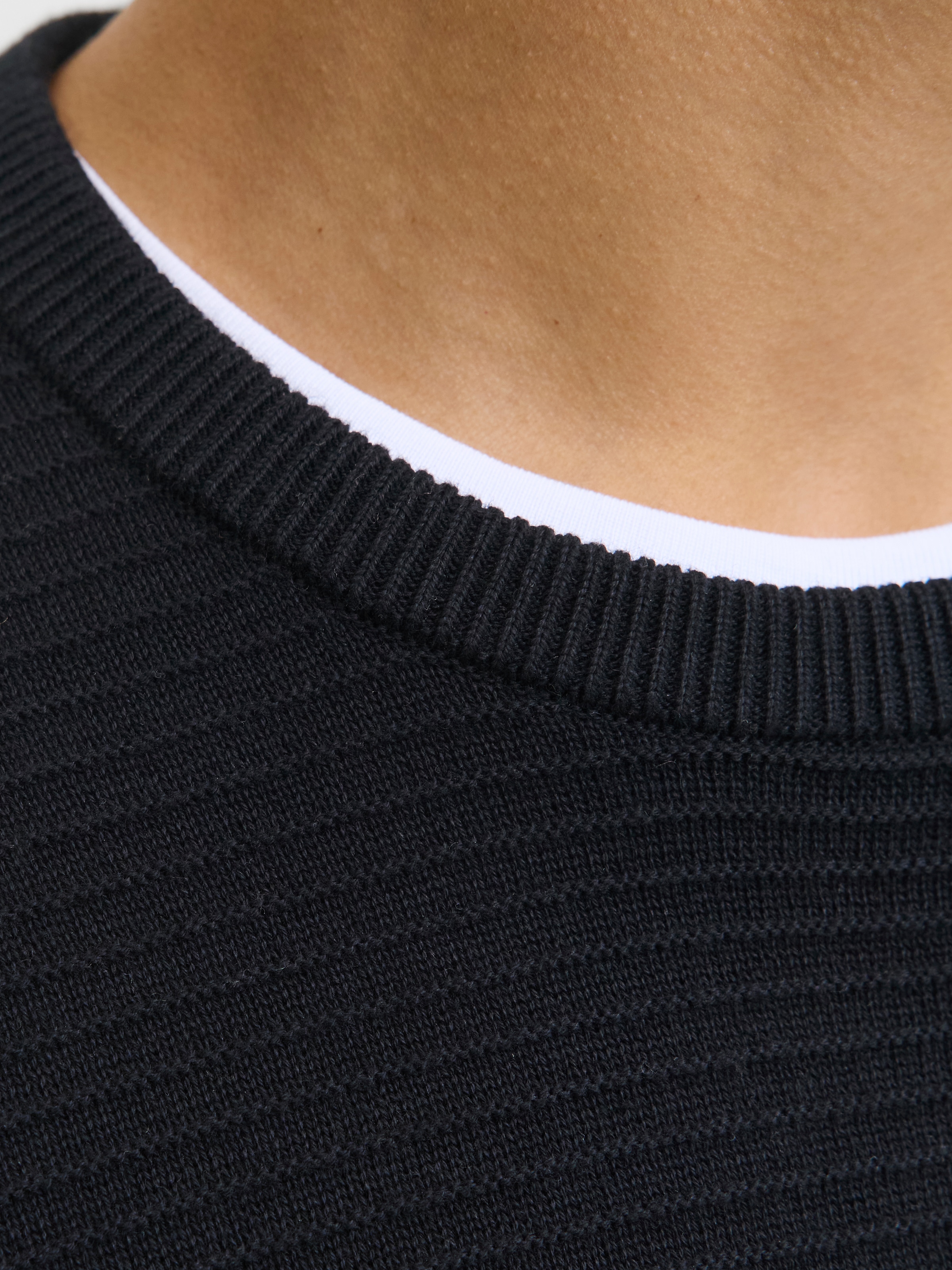 Jack & Jones Rundhalspullover »JJOTTO KNIT CREW NECK AW25«