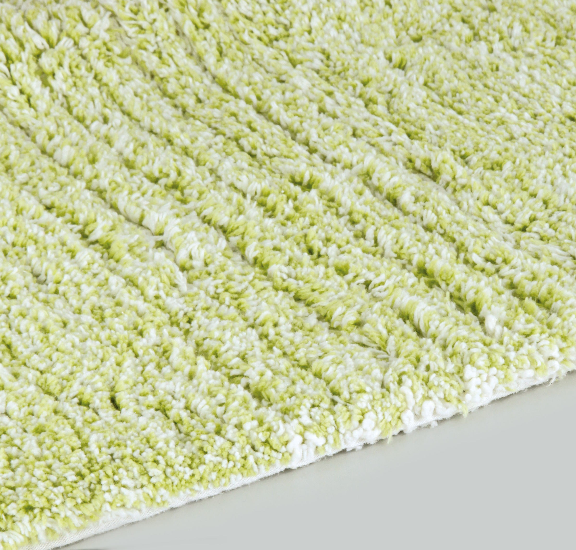 Kleine Wolke Badematte »»Planta«, Badvorleger, Badezimmer Teppich« Höhe 8 mm rutschhemmend beschichtet fußbodenheizungsgeeignet Badteppich, Uni Farben, Streifen Design, Hoch-Tief Effekt