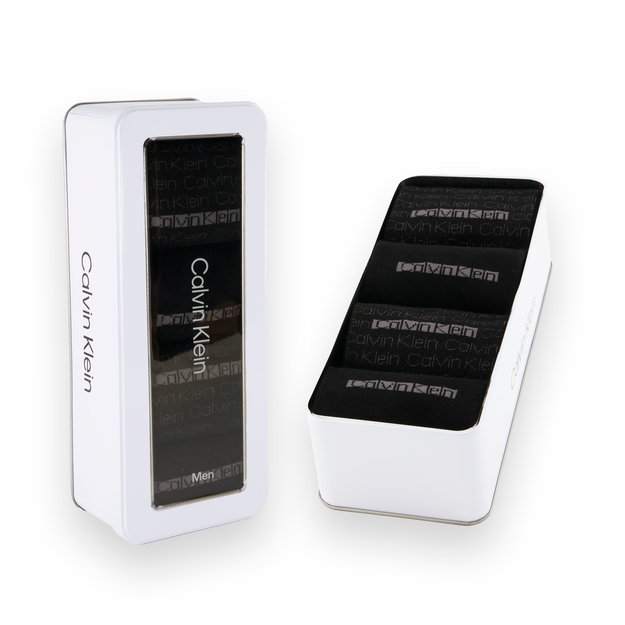 Calvin Klein Socken »CK MEN SOCK 4P GIFTBOX AOP«, (4er Pack)
