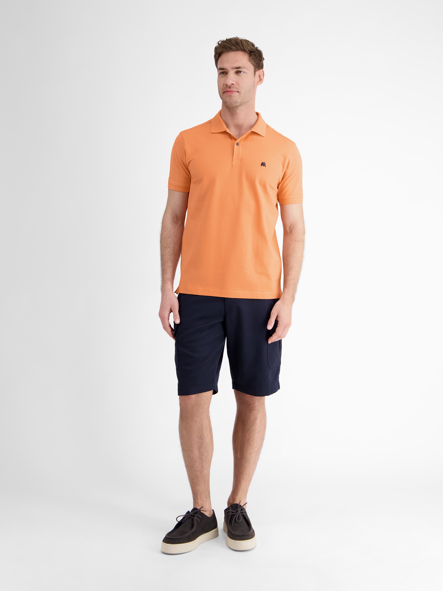 LERROS Poloshirt »LERROS Basic Poloshirt für Herren, unifarben«