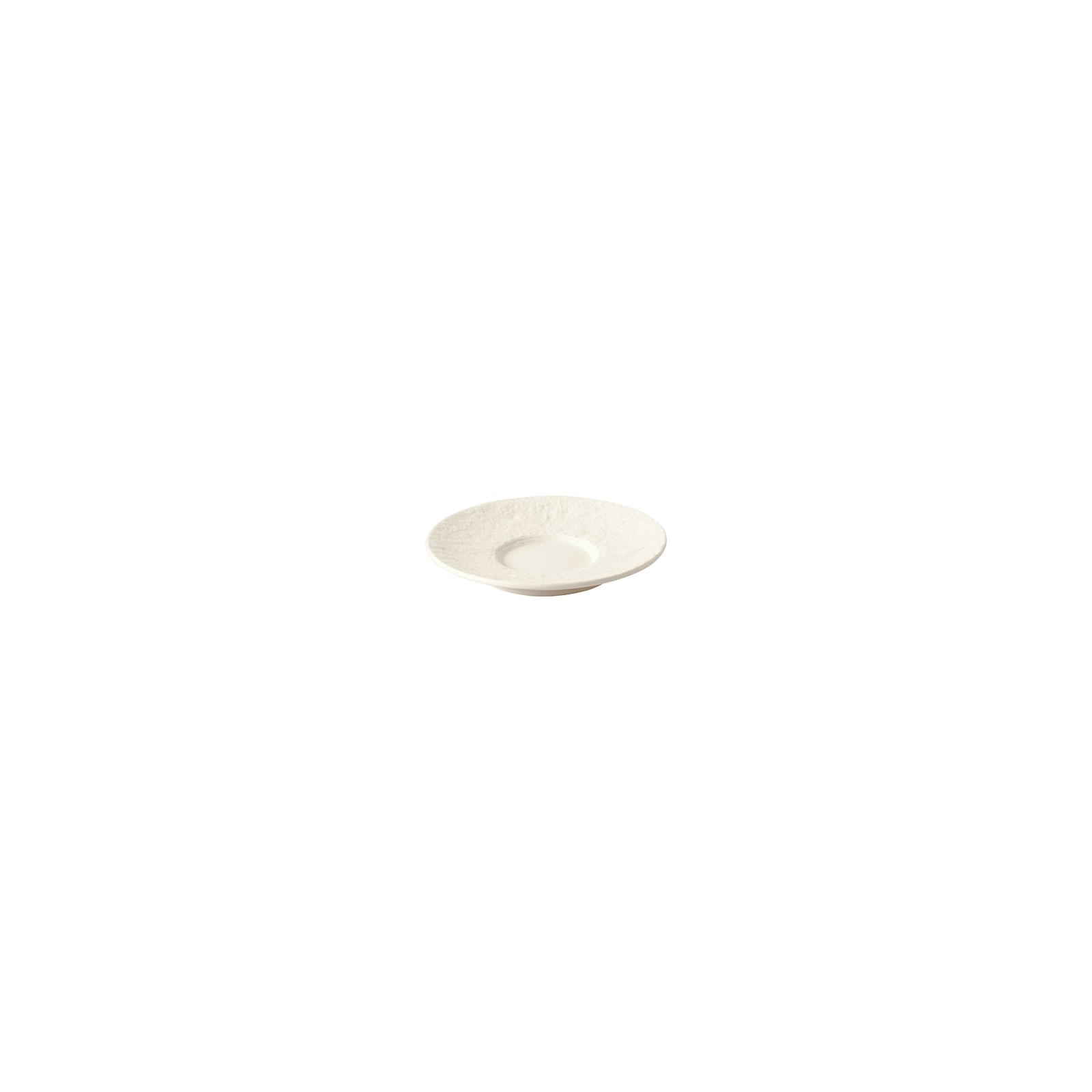 Villeroy & Boch Untertasse »Espressountertasse Manufacture Rock Ø 12,1 cm 6er Set weiß«