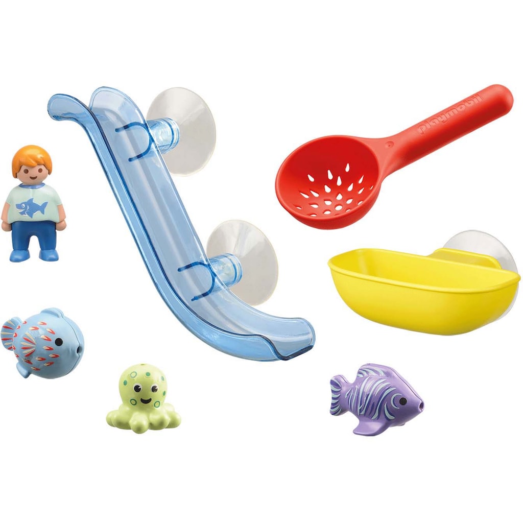 Playmobil® Konstruktions-Spielset »Fangspaß mit Meerestierchen (70637), Playmobil 123 - Aqua«, (10 St.)