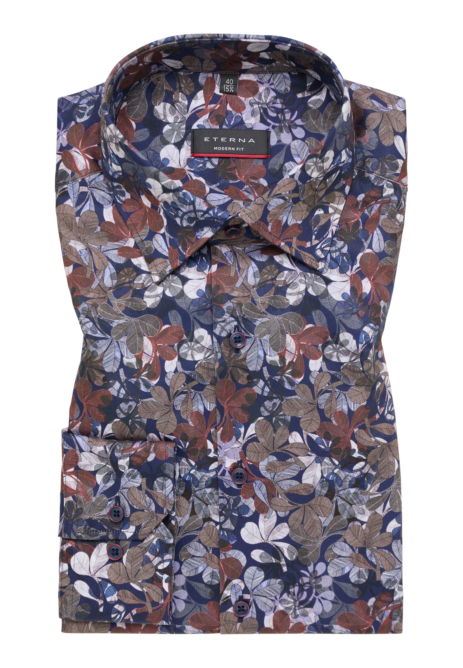 Eterna Langarmhemd »MODERN FIT« NON IRON (bügelfrei)