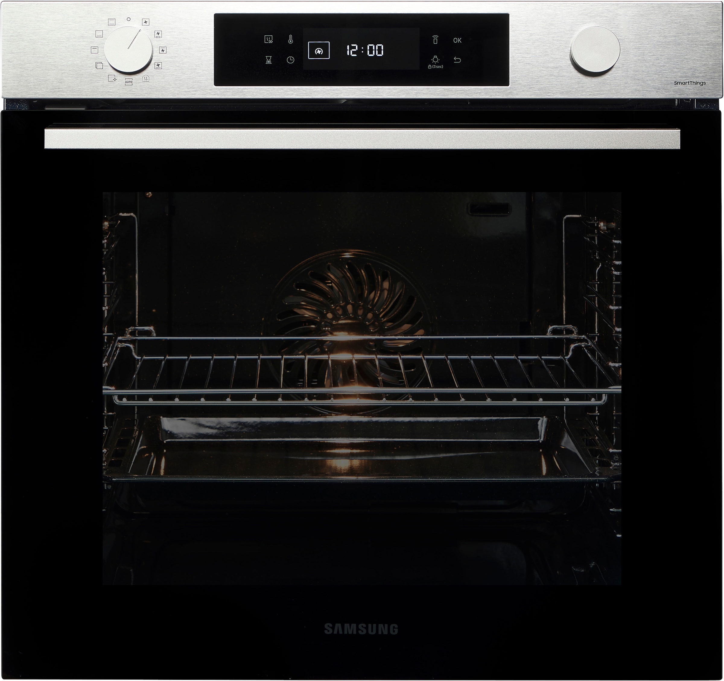 Samsung Einbaubackofen NV7400B »NV7B41307AS« mit Pyrolyse-Selbstreinigung Raumwunder - XXL-Innenraum mit 76L, langsam schließender Tür und WiFi