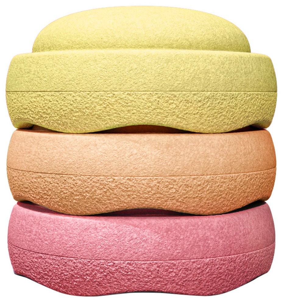 Stapelstein Balancetrainer »Original warm pastel« 180 g leicht und bis zu 180 kg belastbar in bunt