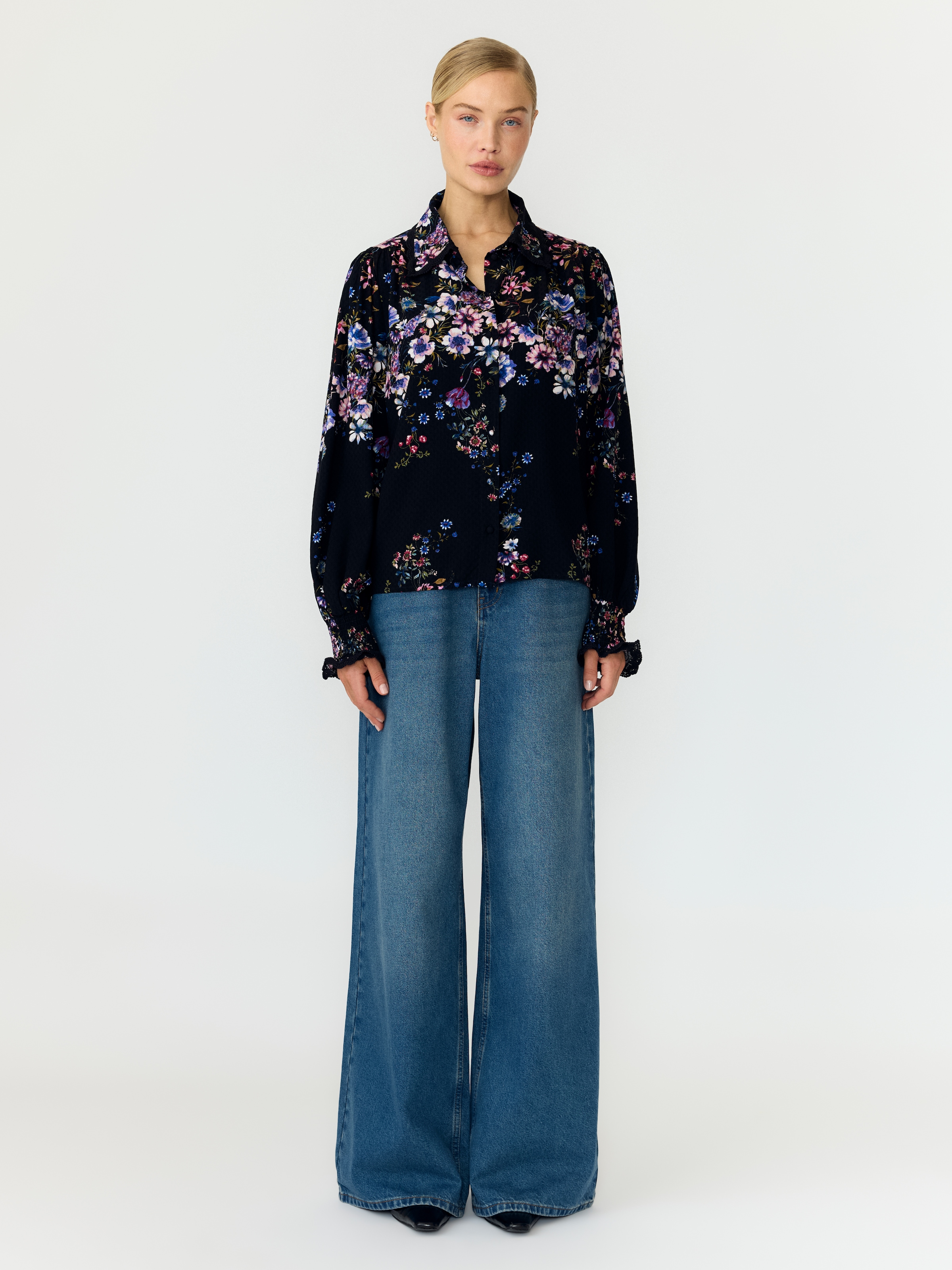 Y.A.S Langarmbluse »YASTILERA LS SHIRT S. NOOS« Viskose, regular fit