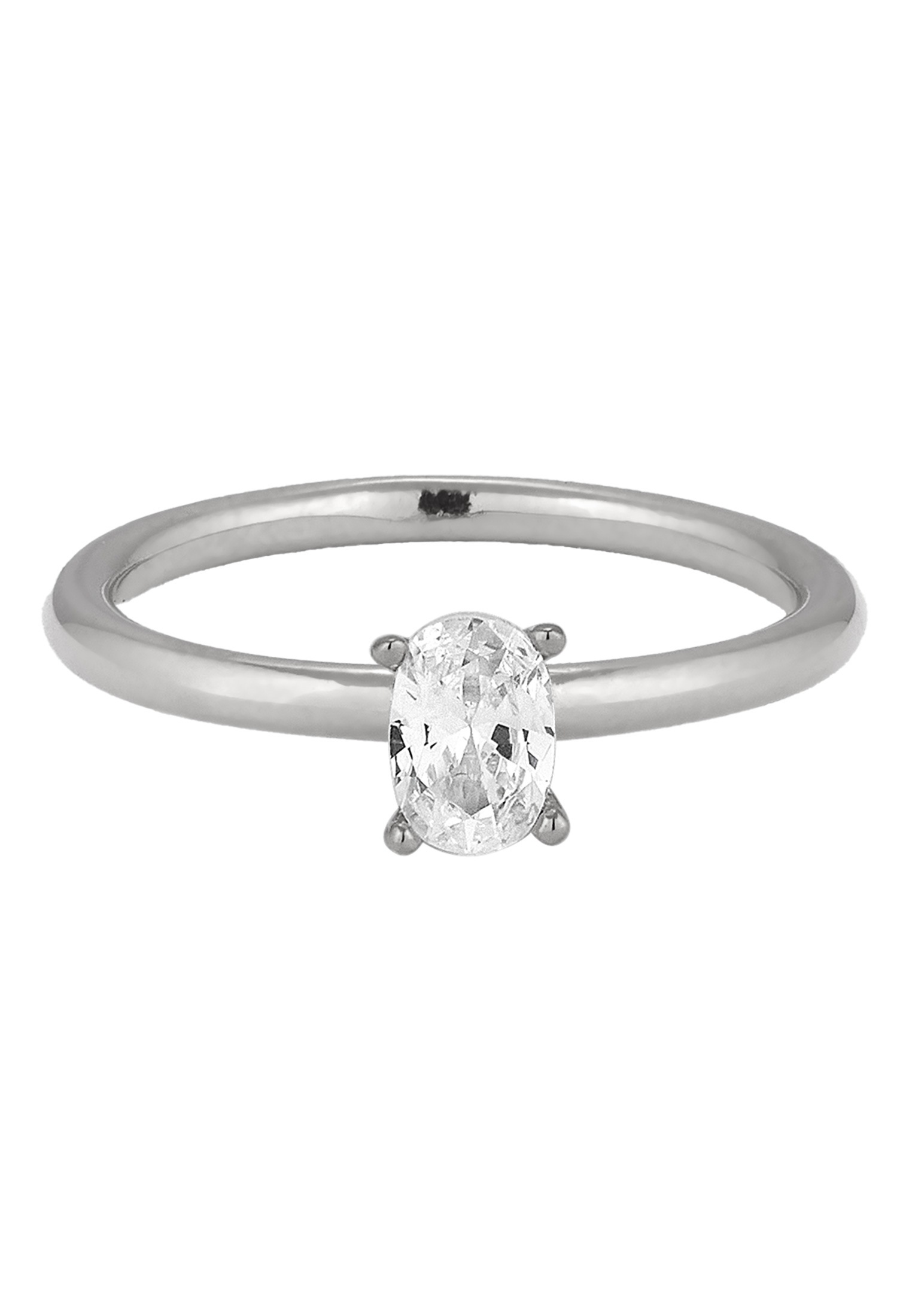 Elli Silberring »Ring Zirkonia Oval 925 Sterling Silber«