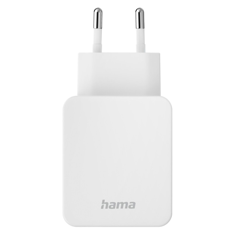 Hama USB-Ladegerät »Schnellladegerät "Qualcomm® Quick Charge™ 3.0", USB-A, 19,5 W, Weiß«