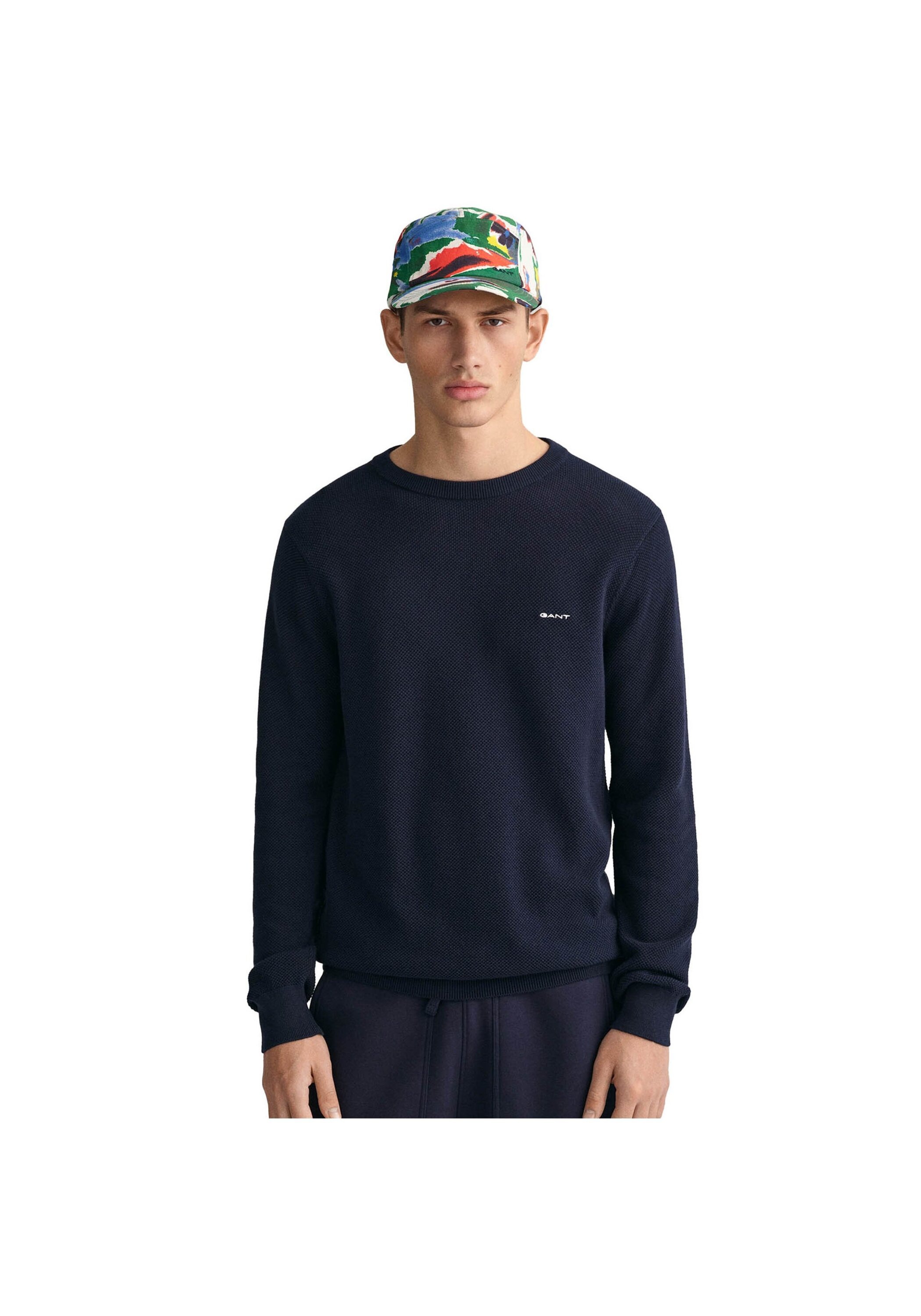 Gant Sweater »Strickpullover COTTON PIQUE C-NECK«
